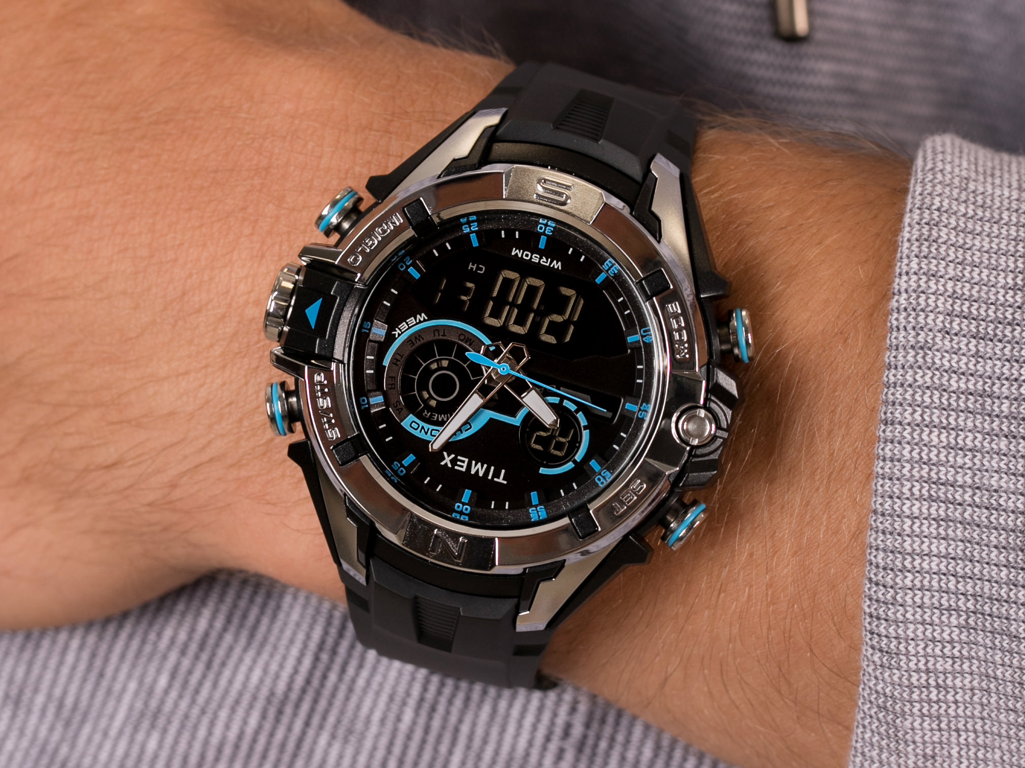 Timex TW5M23000 zegarek sportowy The Guard DGTL - miniatura 4