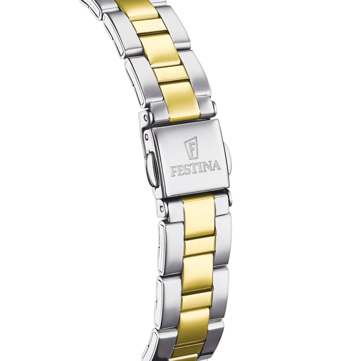 Festina F20247-2 zegarek srebrny elegancki Classic bransoleta - miniatura 5