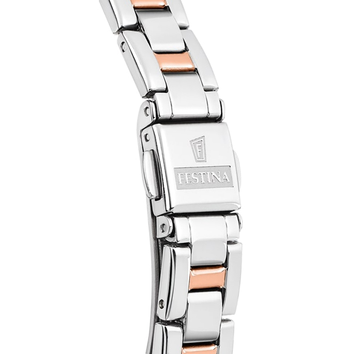 Festina F20381-2 zegarek srebrny elegancki Mademoiselle bransoleta - miniatura 5