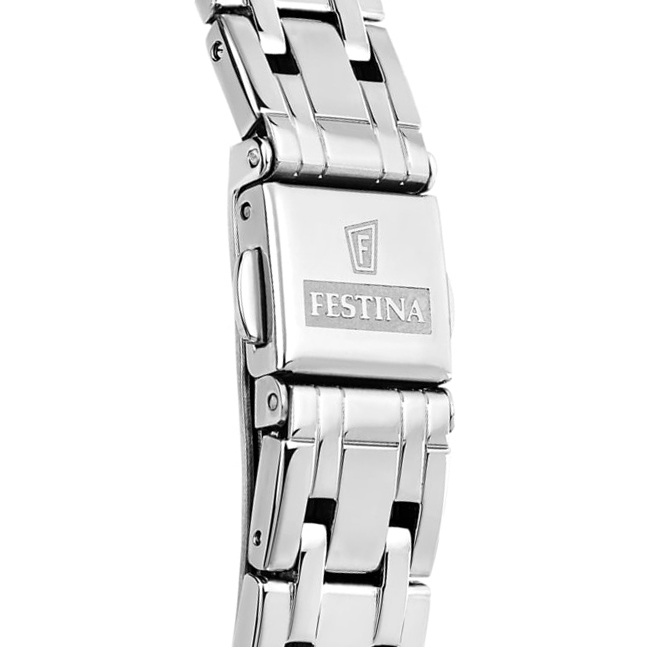Festina F20382-2 zegarek srebrny elegancki Mademoiselle bransoleta - miniatura 5