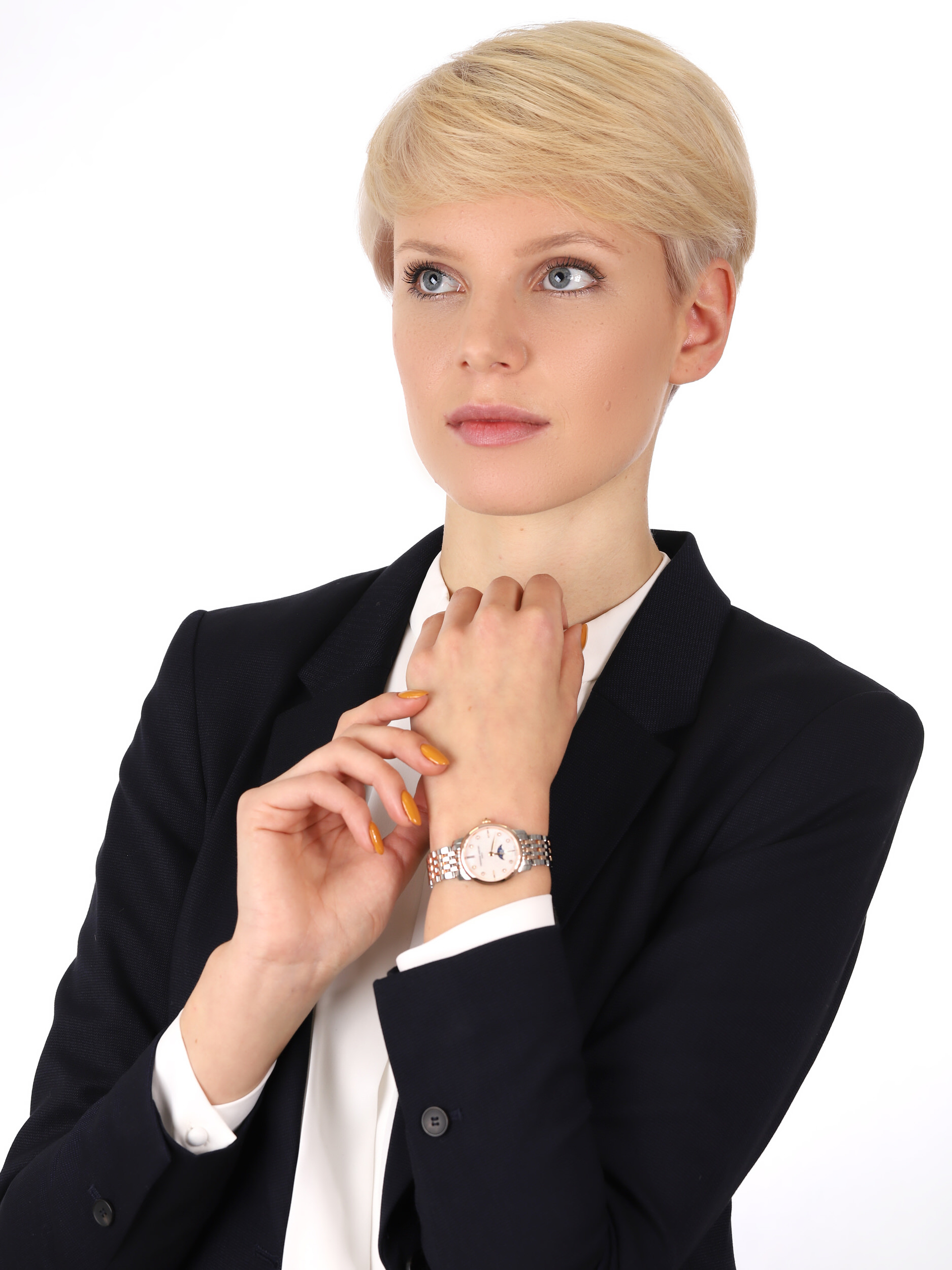 Frederique Constant FC-206MPWD1S2B zegarek damski Slimline - miniatura 2