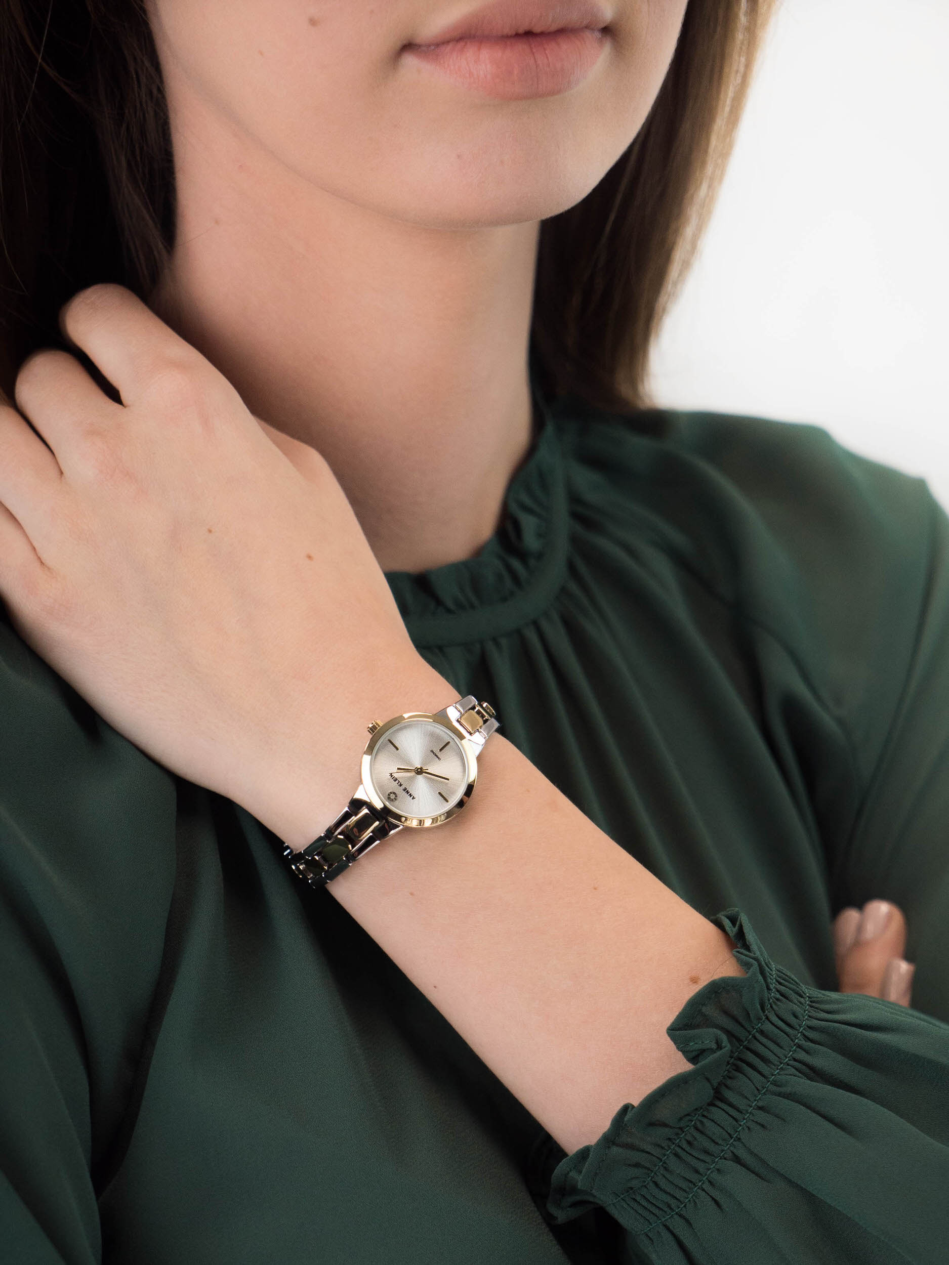 Anne Klein AK-3235SVTT damski zegarek Bransoleta bransoleta - miniatura 3