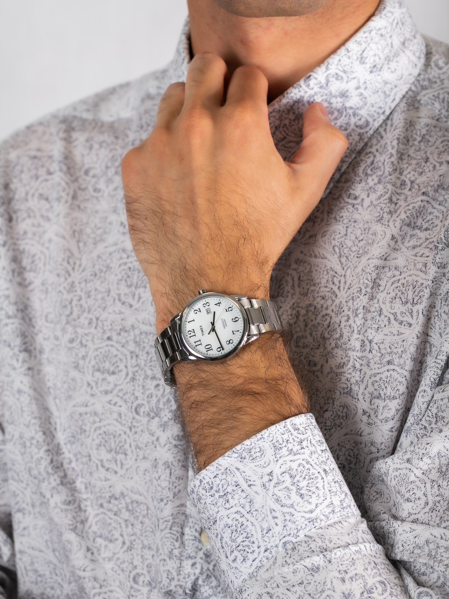 Timex TW2R23300 męski zegarek Easy Reader bransoleta