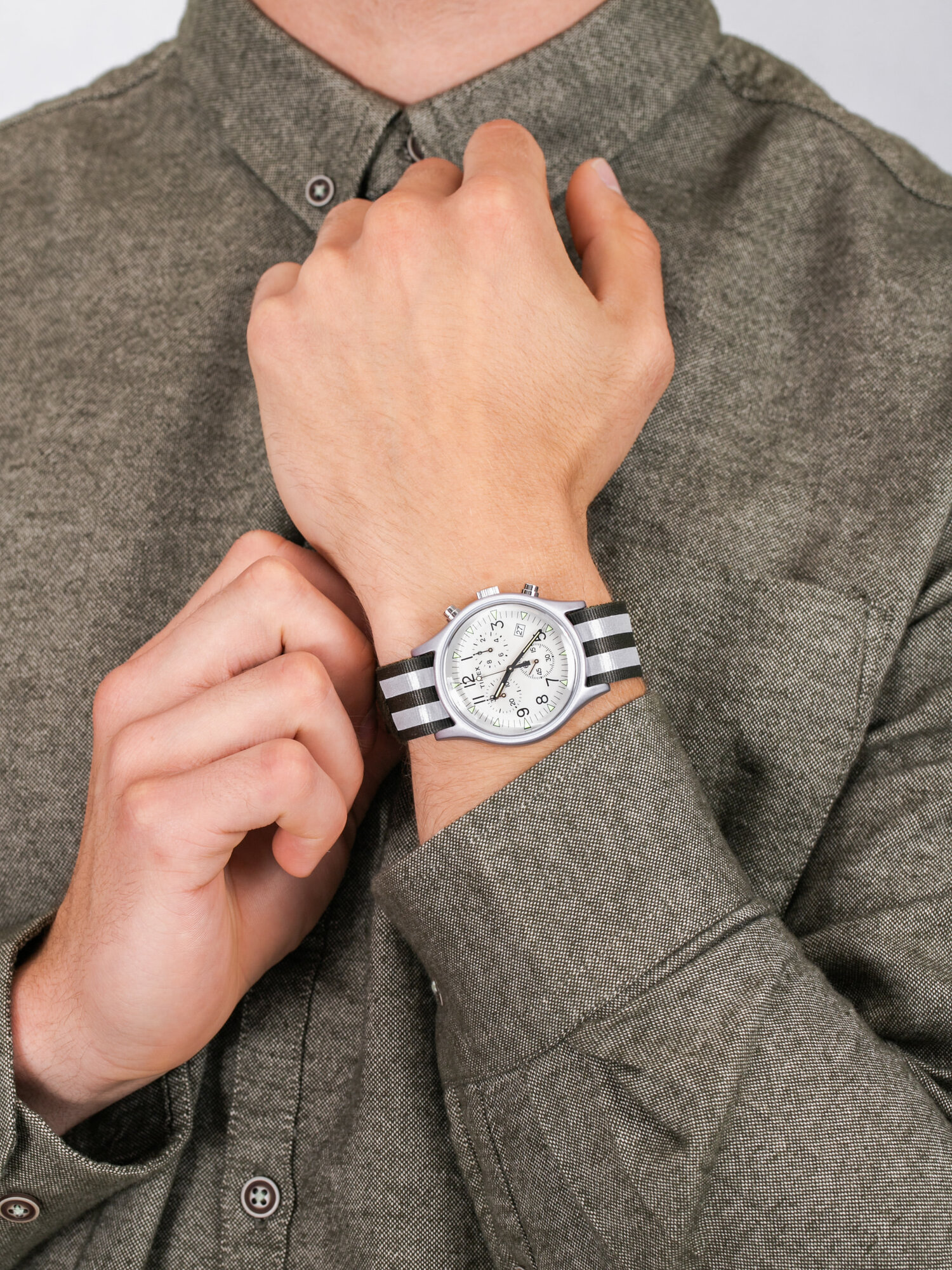 zegarek Timex TW2R81300 MK1 męski z chronograf MK1 - miniatura 3