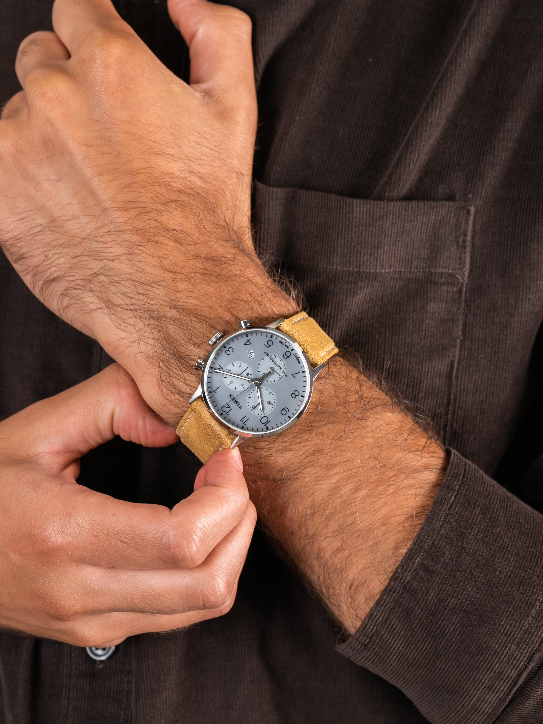 zegarek Timex TW2T71200 The Waterbury męski z chronograf Waterbury - miniatura 3