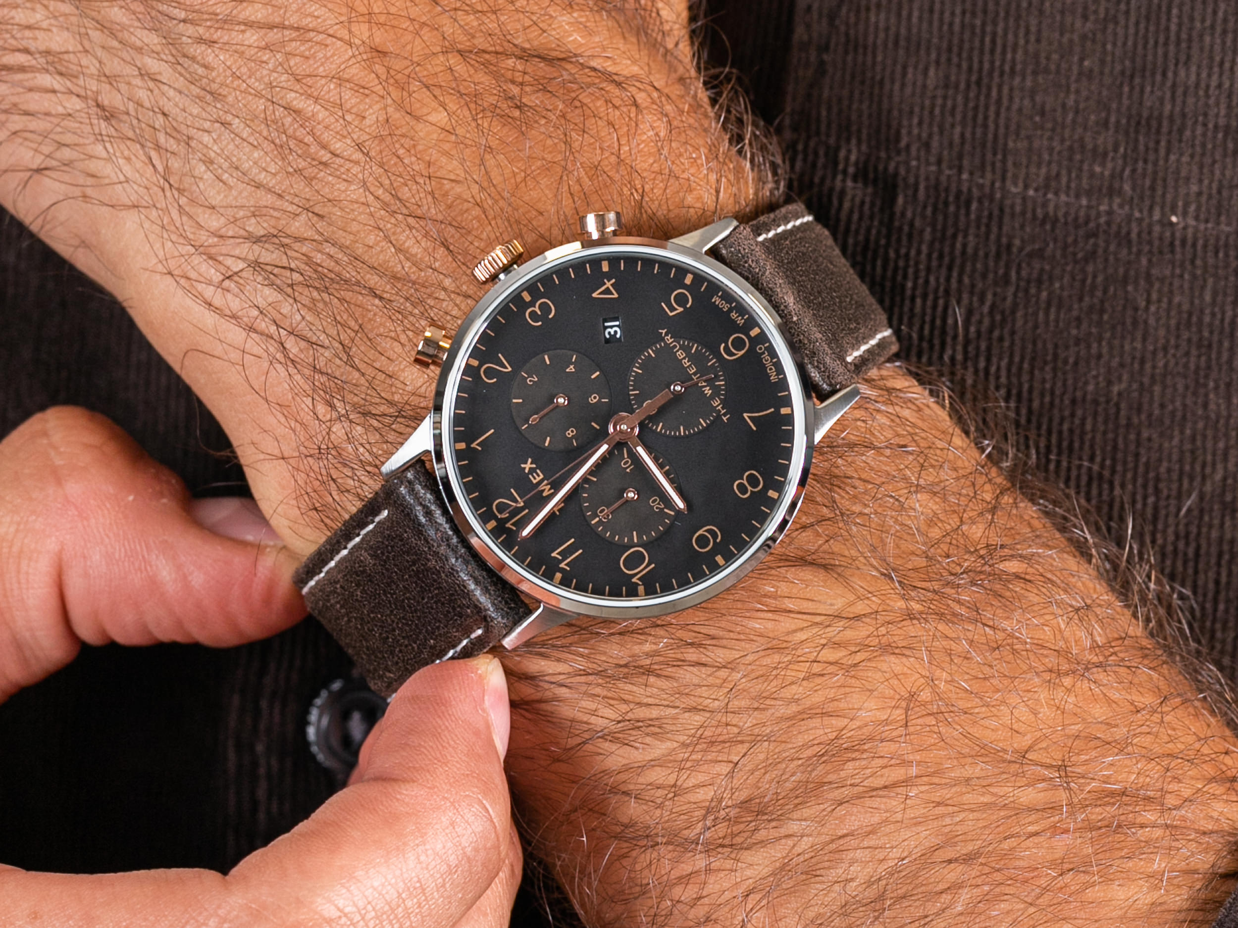 Timex TW2T71500 The Waterbury zegarek fashion/modowy Waterbury - miniatura 4