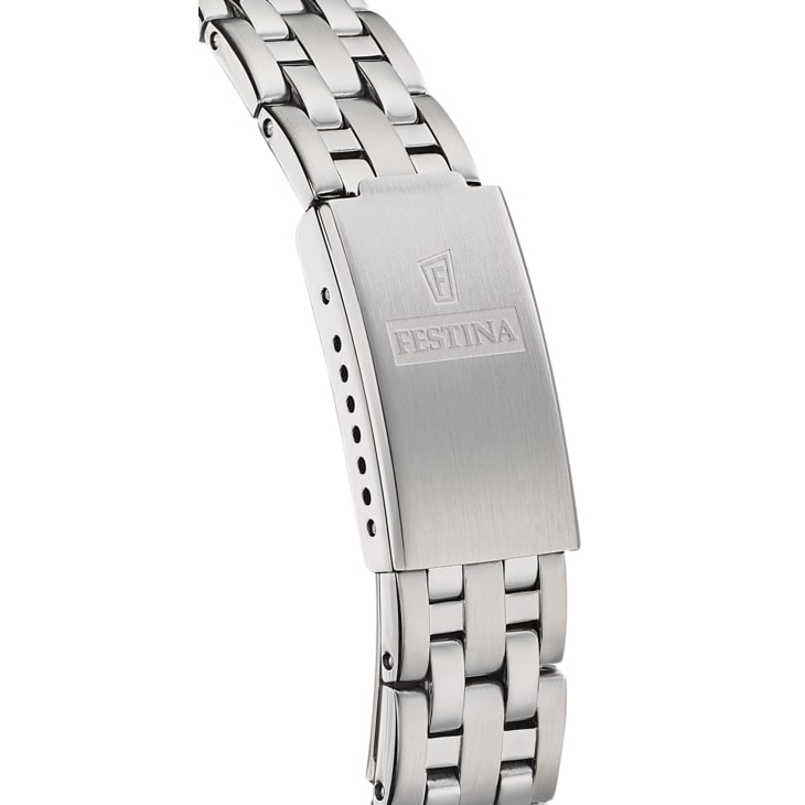 Festina F20455-4 zegarek srebrny klasyczny Classic bransoleta - miniatura 5