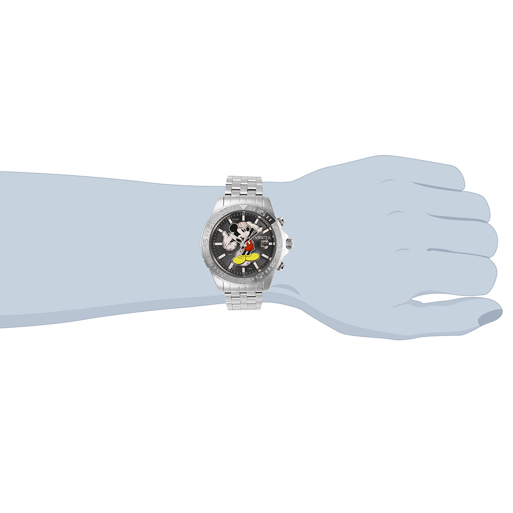 Invicta 27374 zegarek srebrny klasyczny Disney bransoleta - miniatura 5