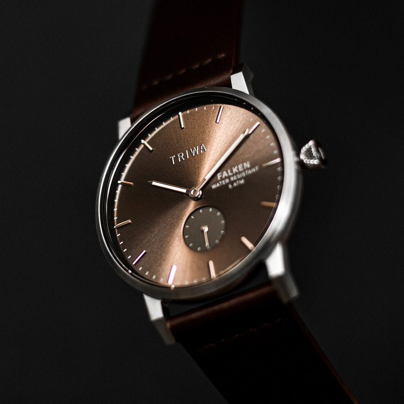 zegarek Triwa FAST124-CL110412 kwarcowy męski Falken BRONZE FALKEN DARK BROWN - miniatura 6