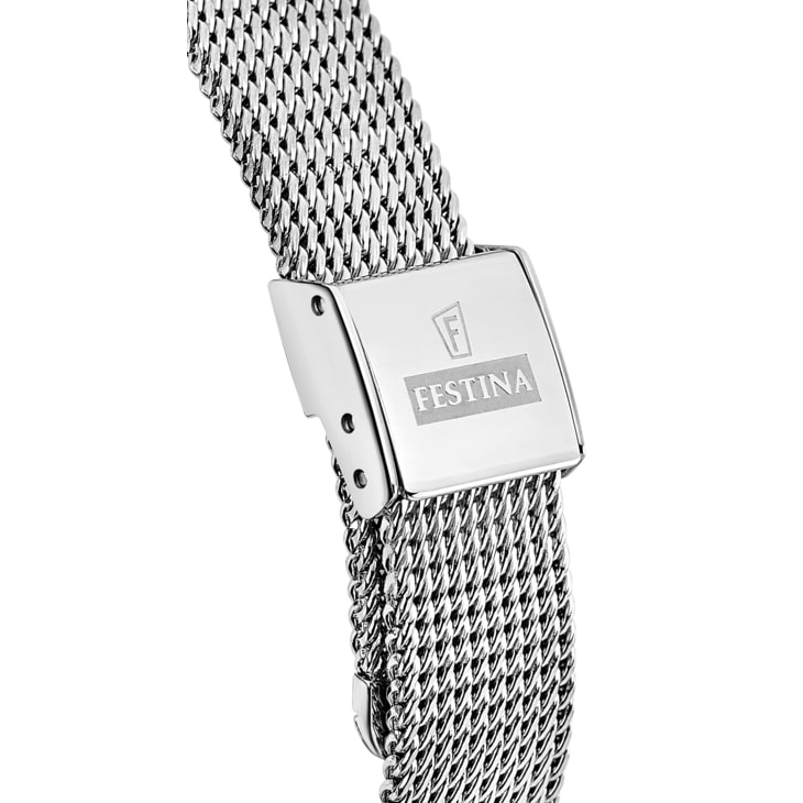 Festina F20336-1 zegarek srebrny klasyczny Mademoiselle bransoleta - miniatura 5