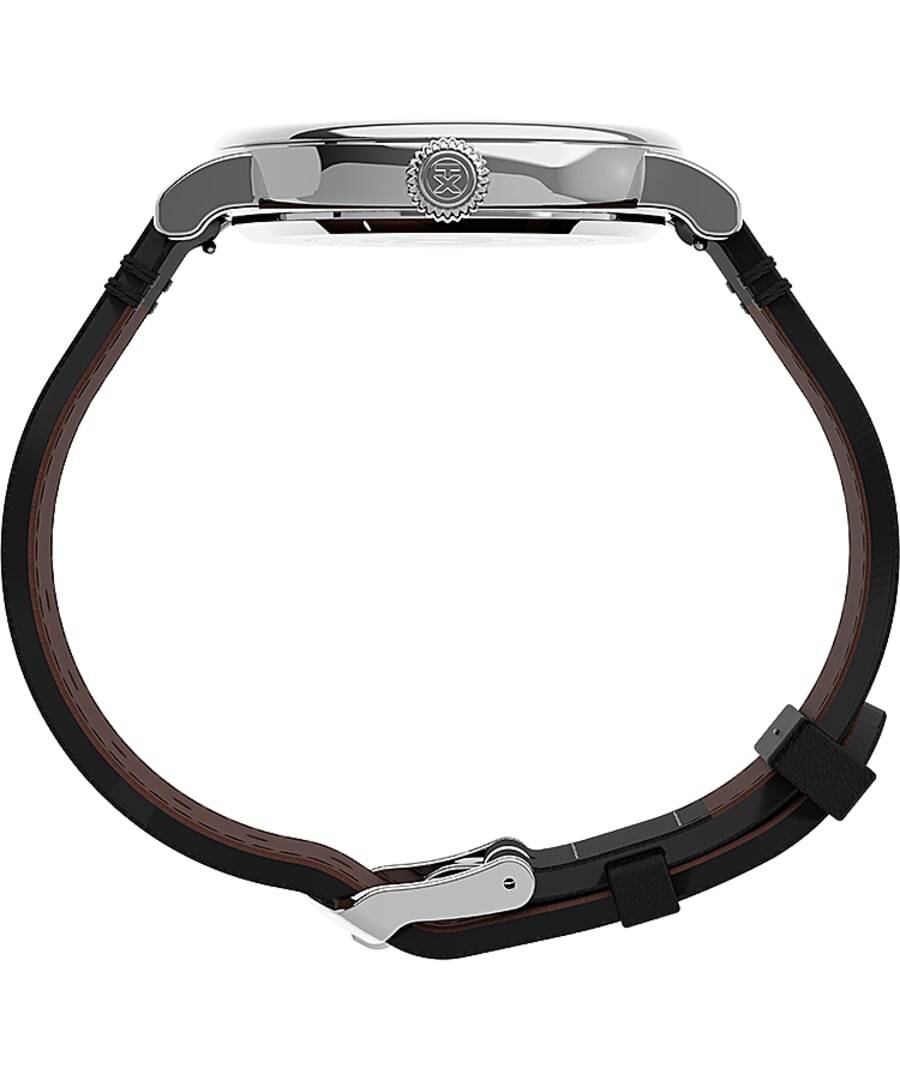 Timex TW2U71100 zegarek srebrny klasyczny Marlin pasek - miniatura 5