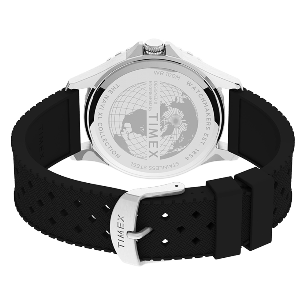Timex TW2U55700 zegarek srebrny klasyczny Navi pasek - miniatura 7