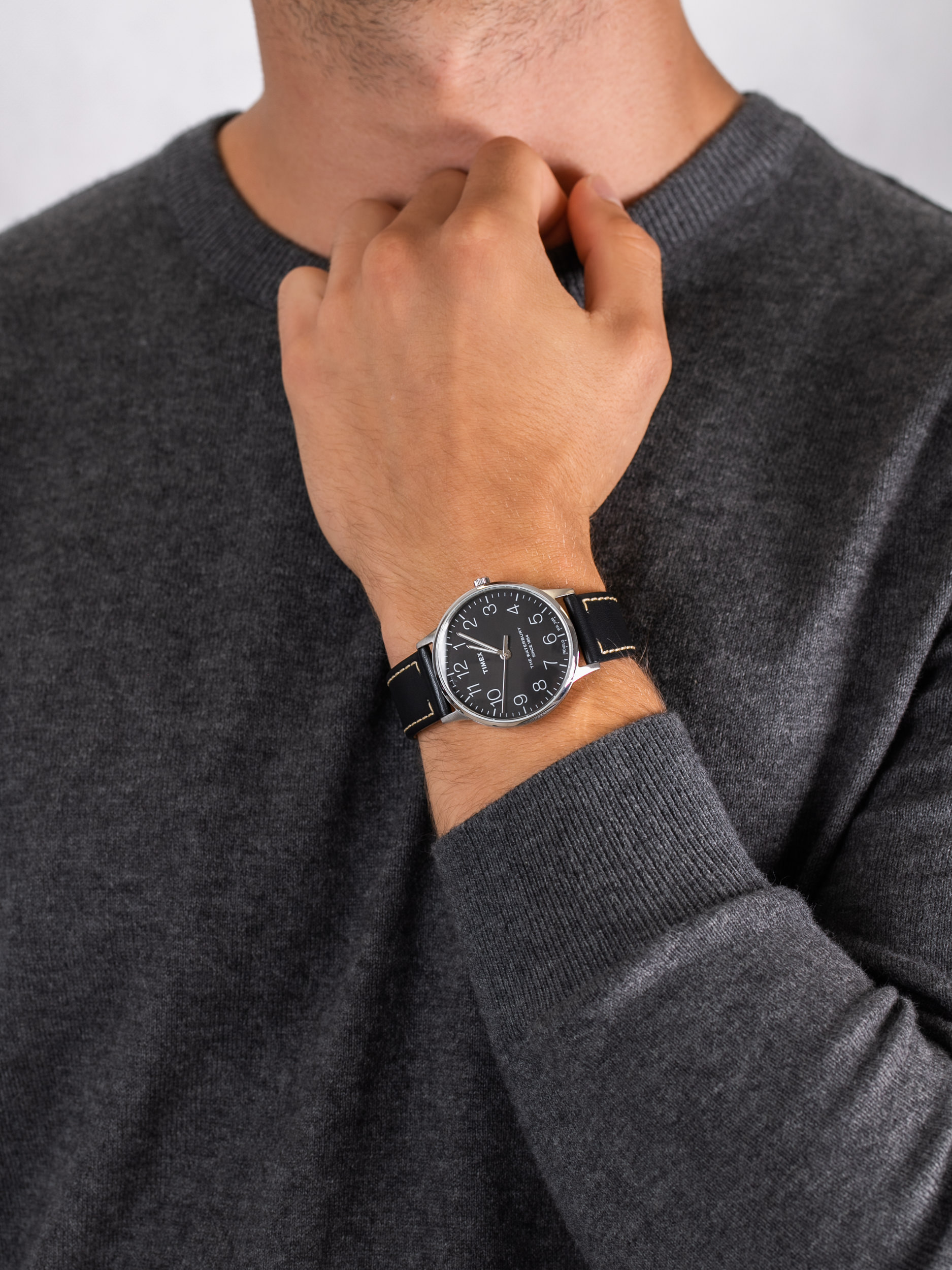 Timex TW2R25500 męski zegarek Waterbury pasek