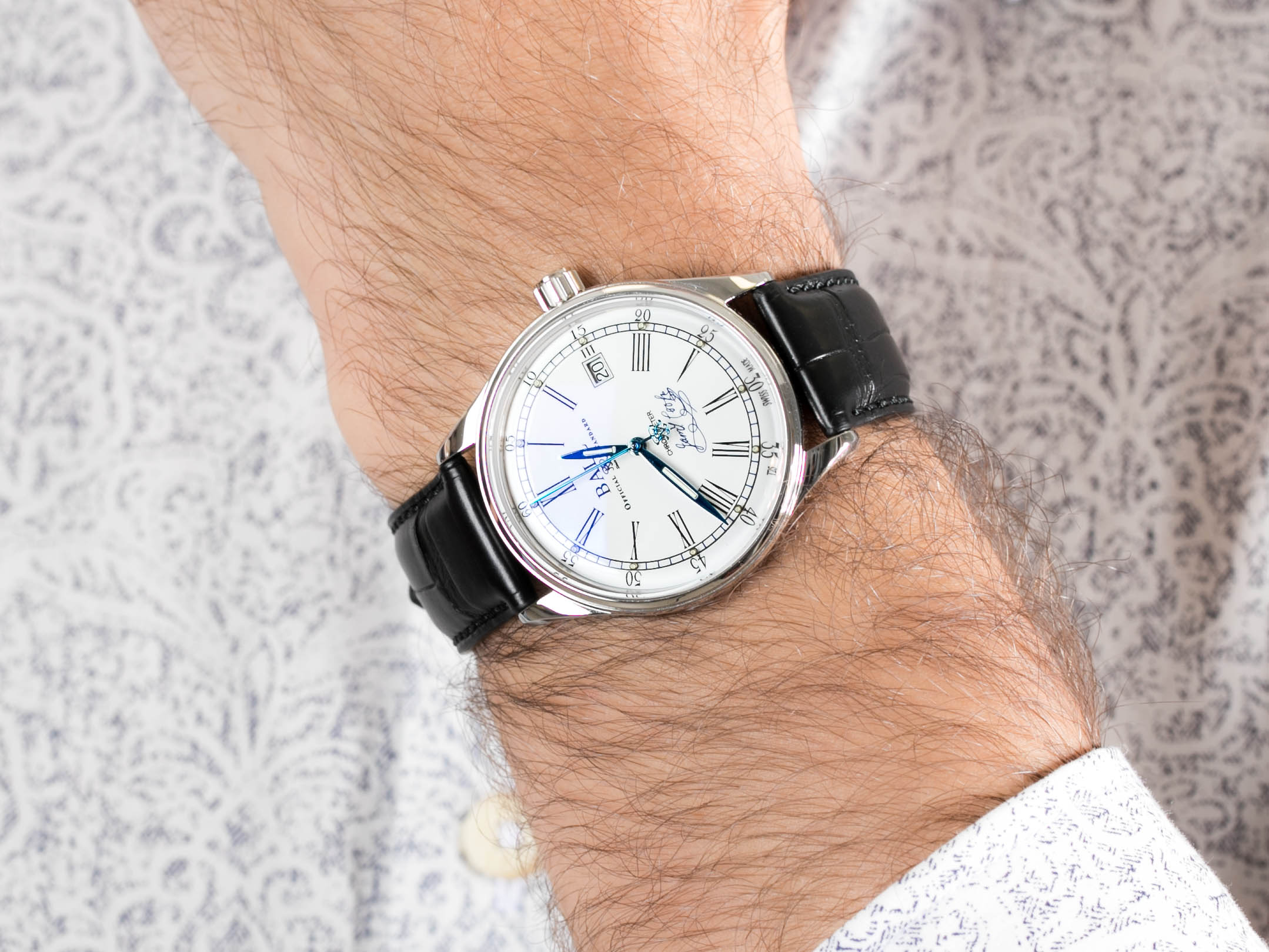 Ball NM3288D-LL2CJ-WH Trainmaster Endeavour Chronometer zegarek klasyczny Trainmaster - miniatura 4