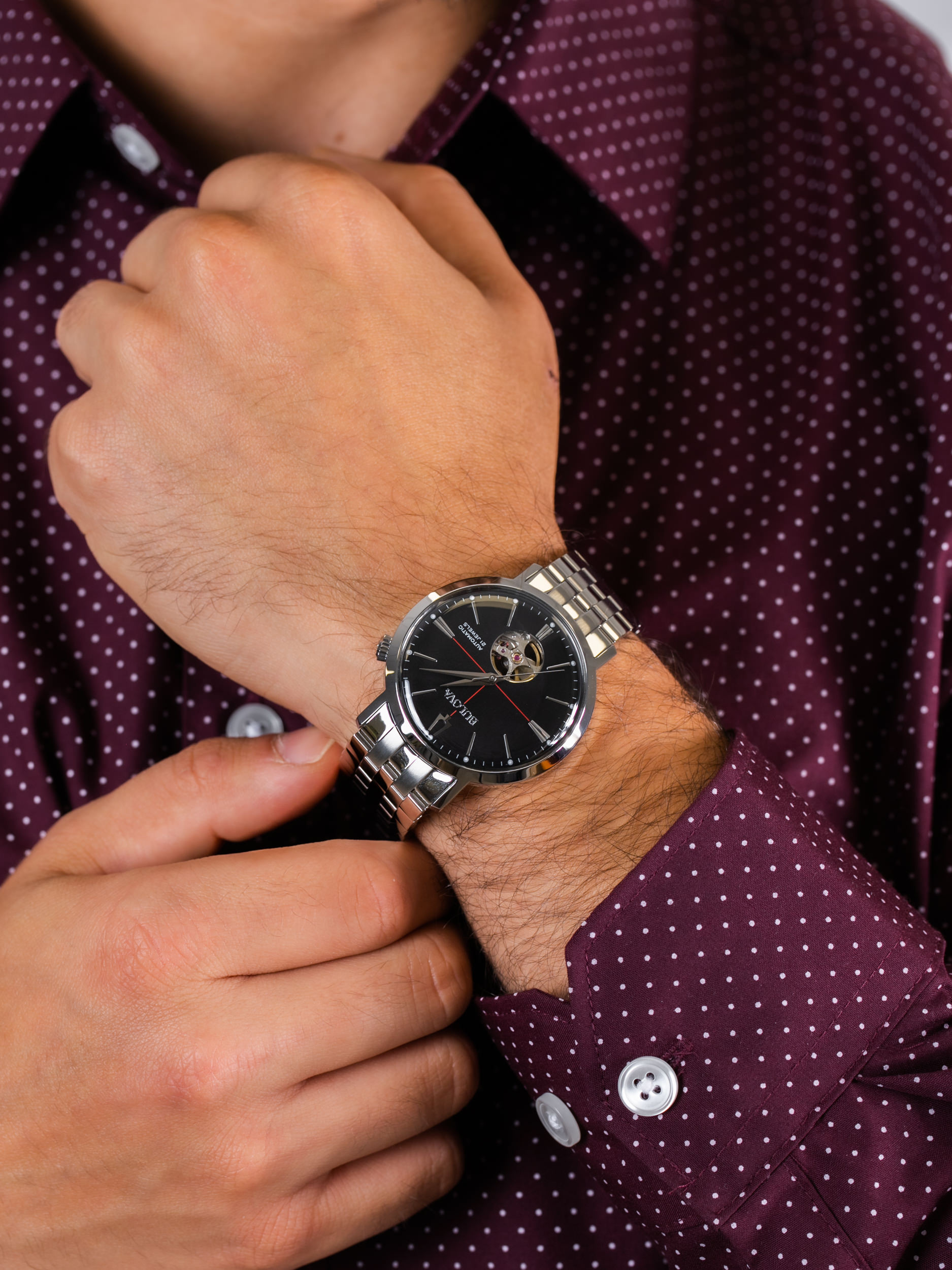 Bulova 96A199 męski zegarek Automatic bransoleta - miniatura 3