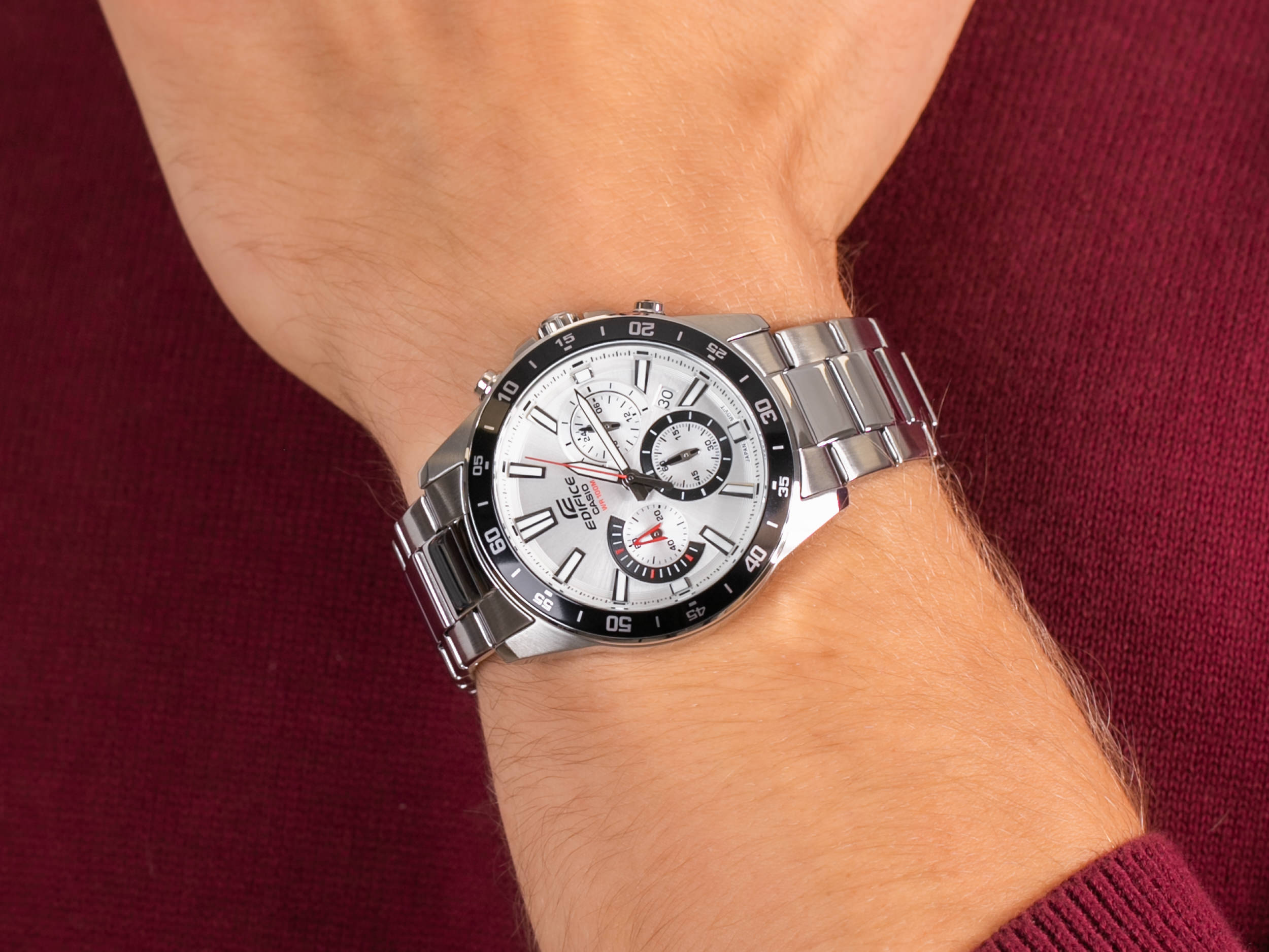 Edifice EFV-570D-7AVUEF SPORTY CHRONOGRAPH zegarek klasyczny EDIFICE Momentum - miniatura 4