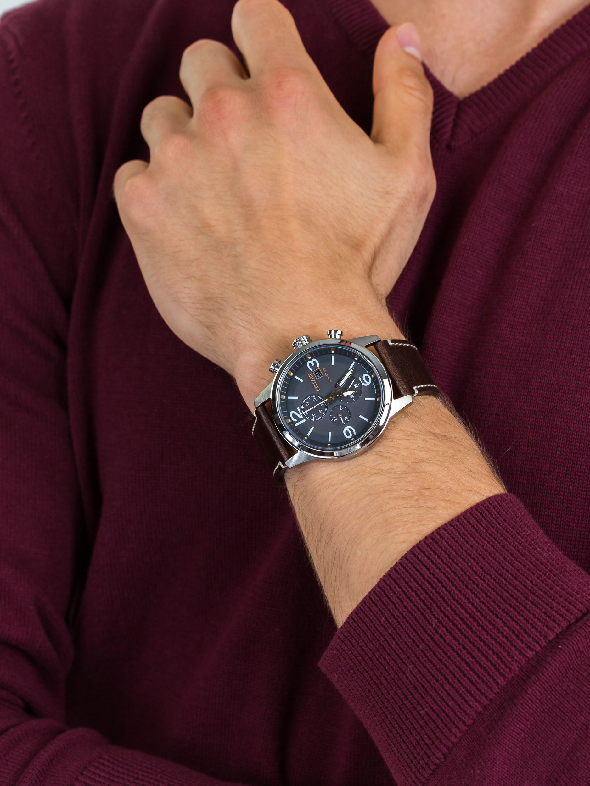 zegarek Citizen CA0740-14H męski z chronograf Ecodrive - miniatura 3