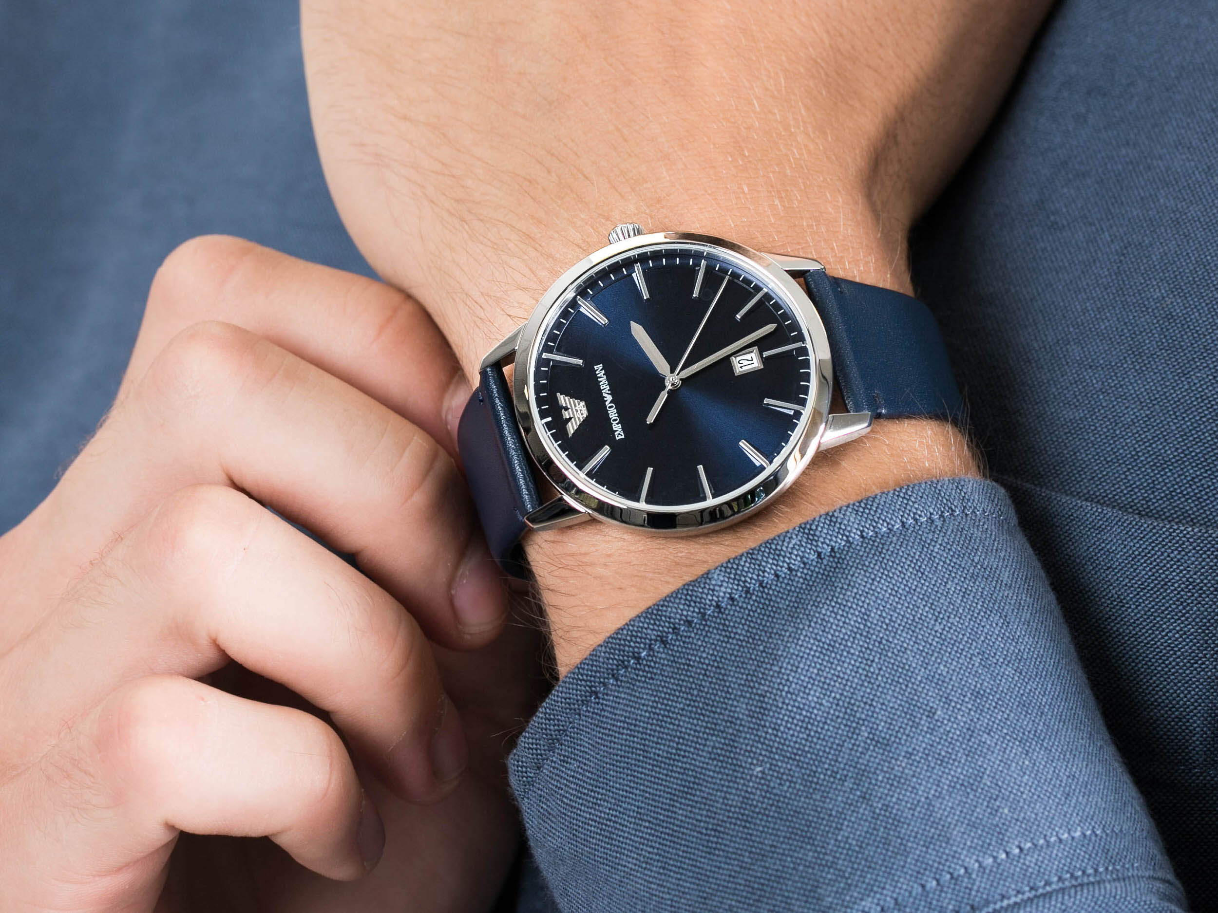 Emporio Armani AR80032 zegarek klasyczny Classics - miniatura 4