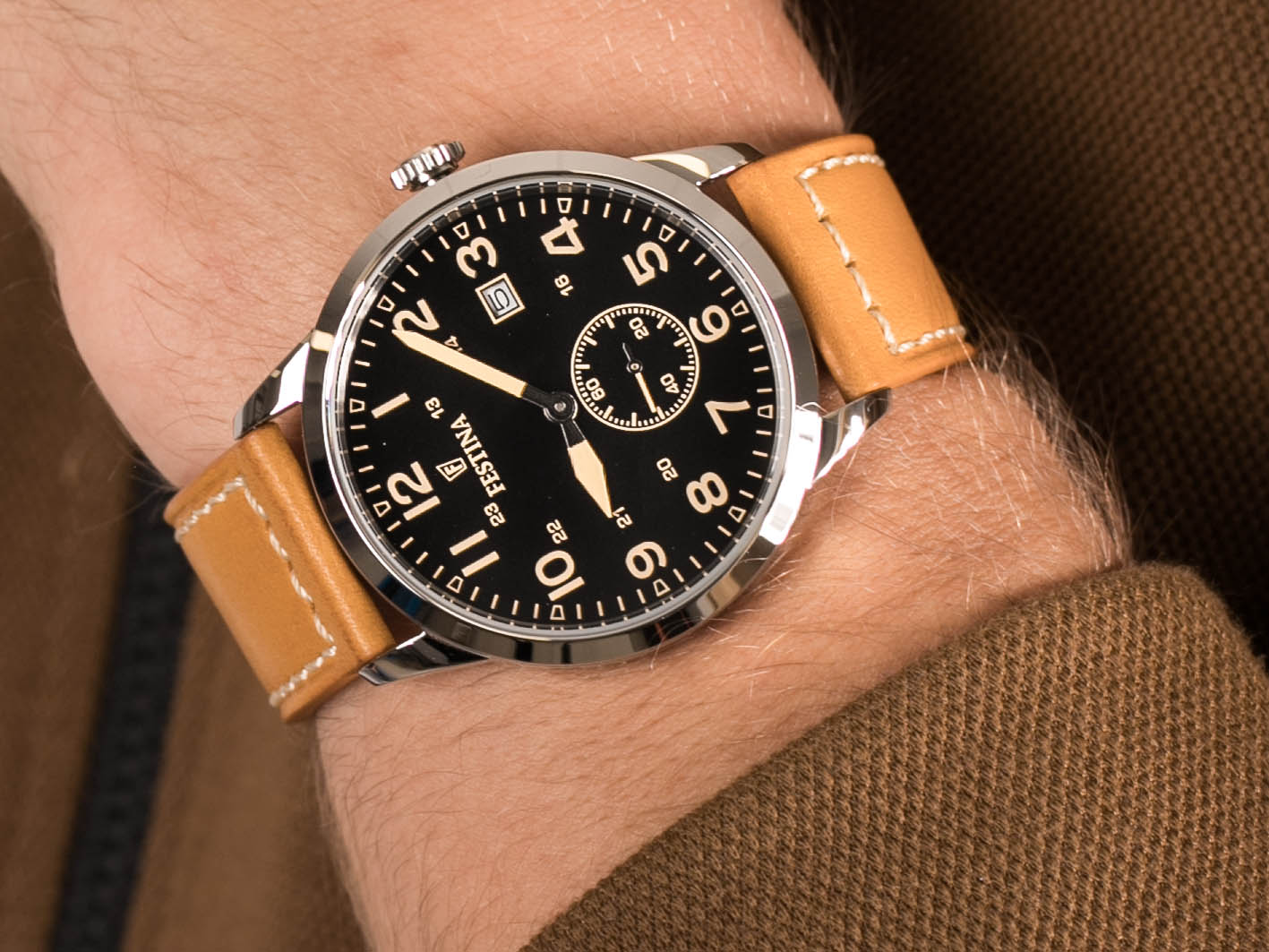 Festina F20347-6 Retro zegarek klasyczny Retro - miniatura 4