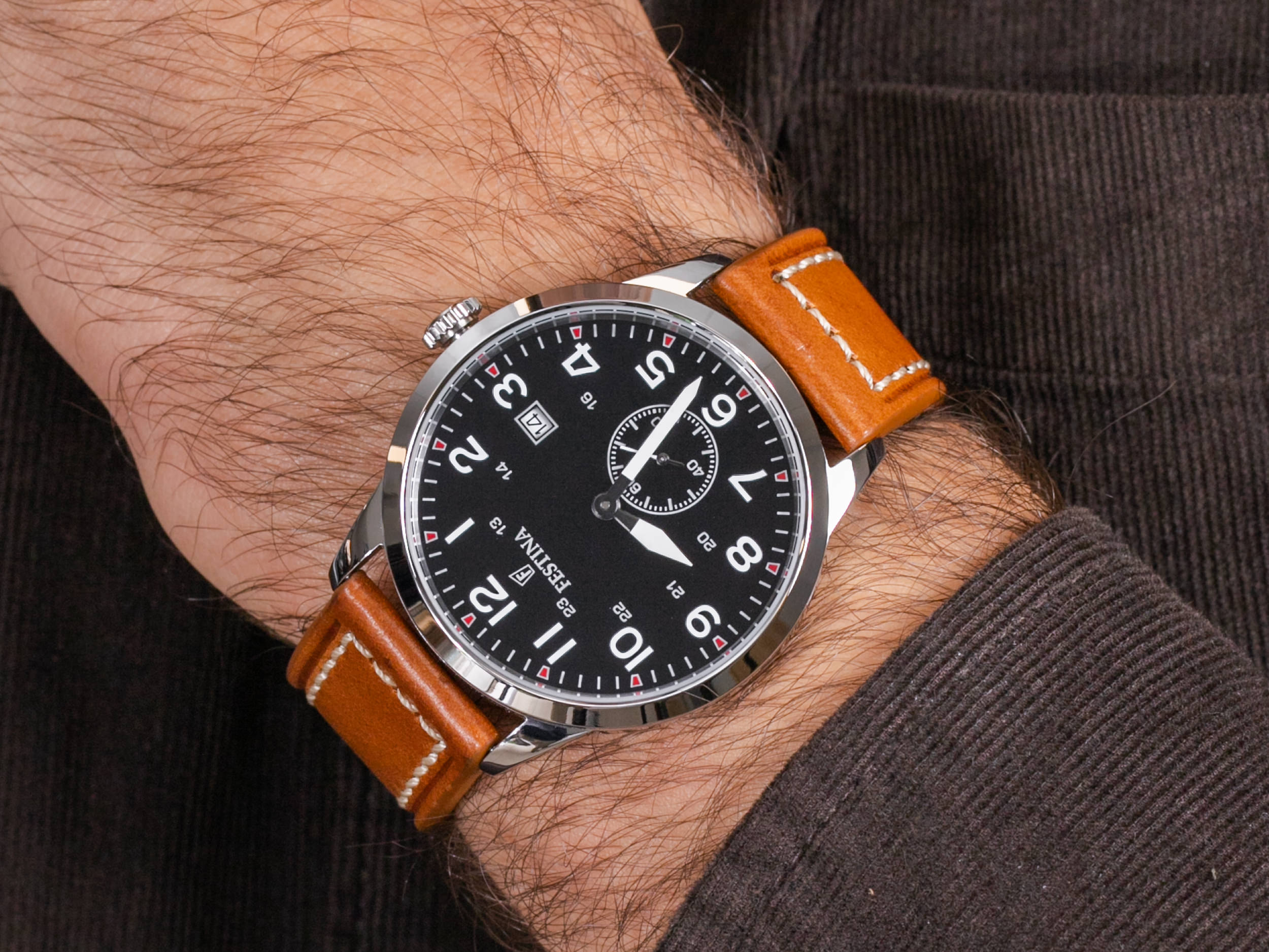 Festina F20347-7 Retro zegarek klasyczny Retro - miniatura 4