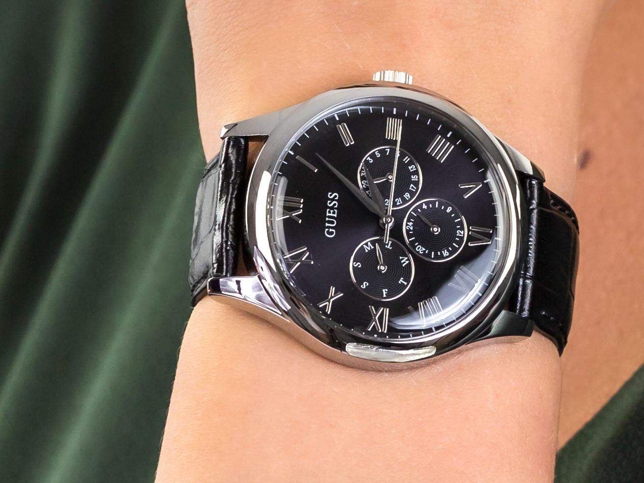 Guess W1130G1 zegarek klasyczny Pasek - miniatura 4