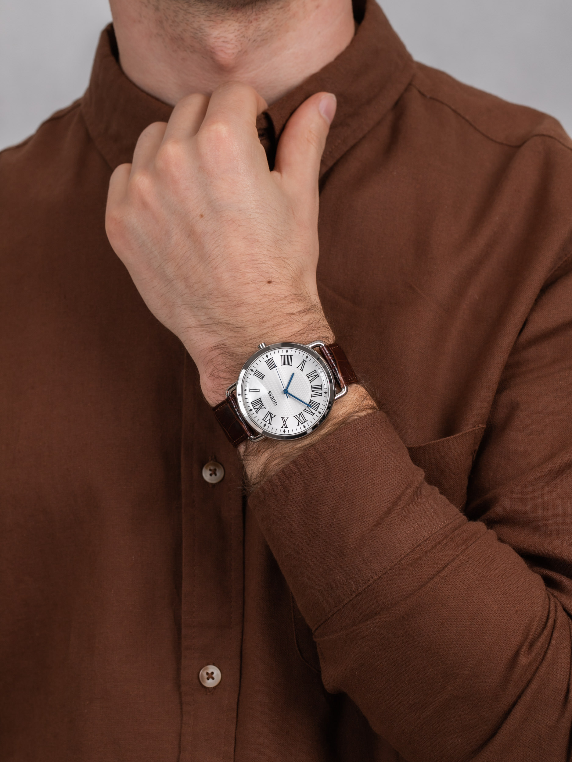 Guess W1164G1 męski zegarek Pasek pasek - miniatura 3