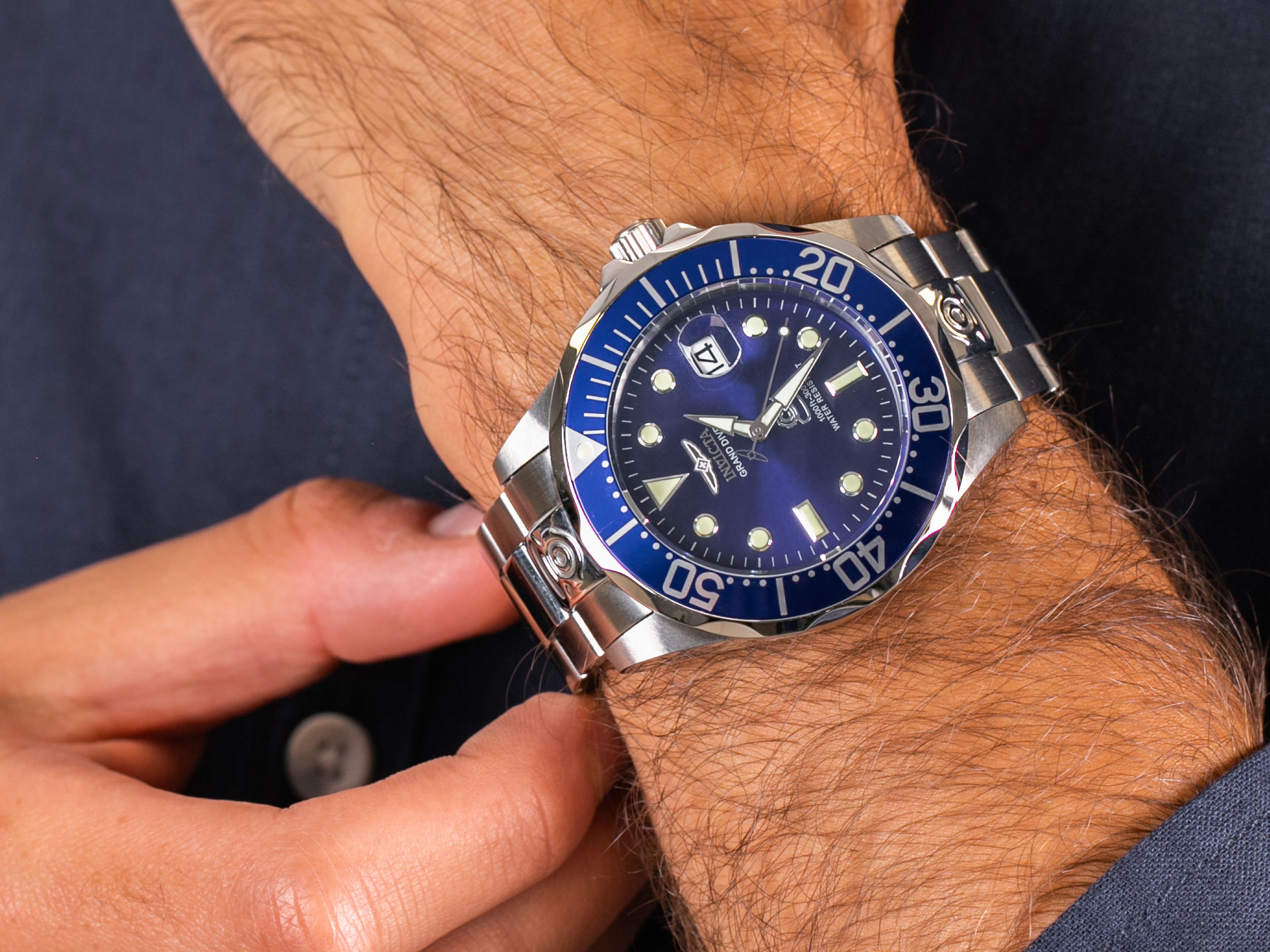 Invicta 3045 GRAND DIVER zegarek klasyczny Pro Diver - miniatura 4
