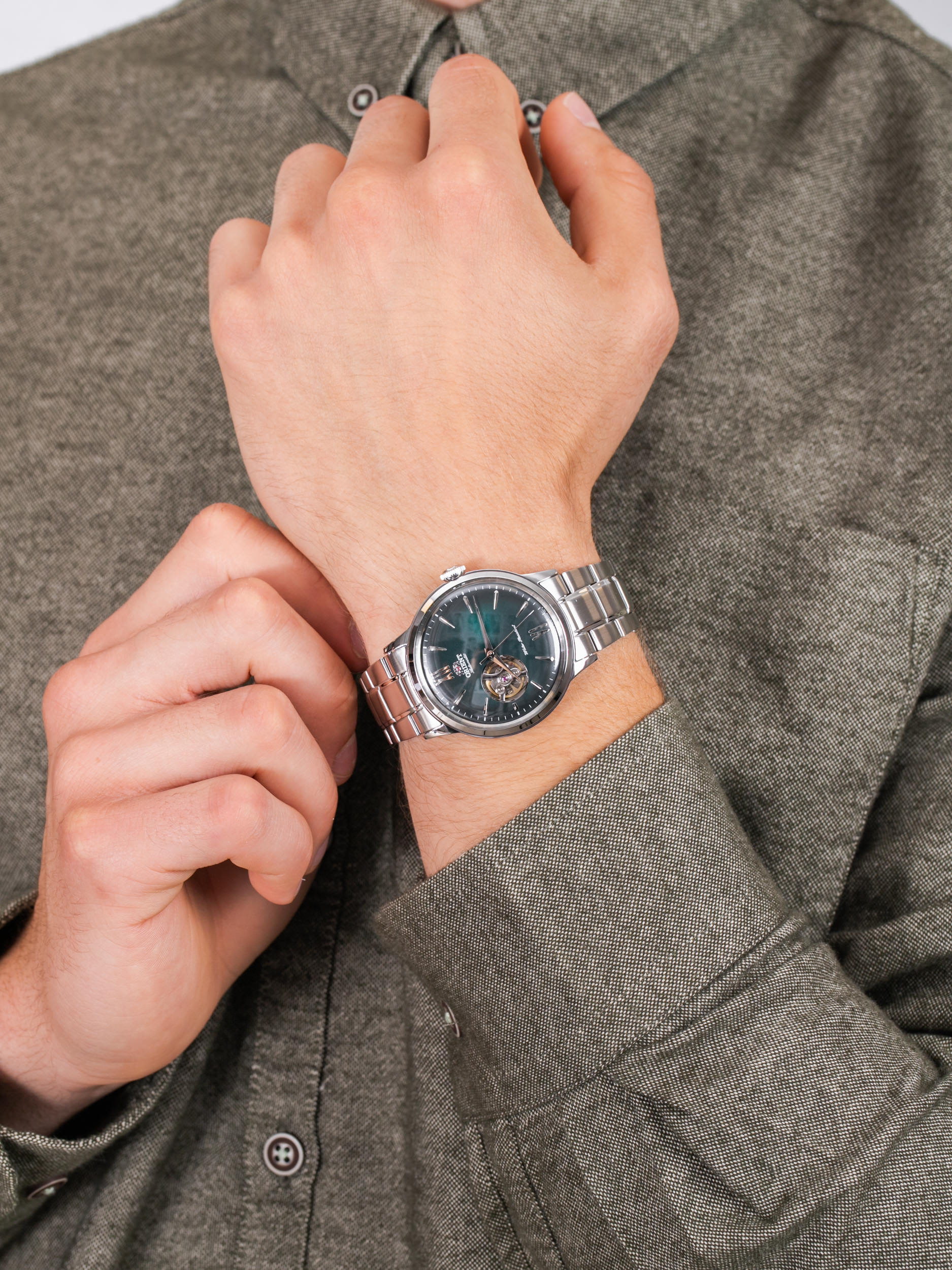 Orient RA-AG0026E10B męski zegarek Classic bransoleta - miniatura 3