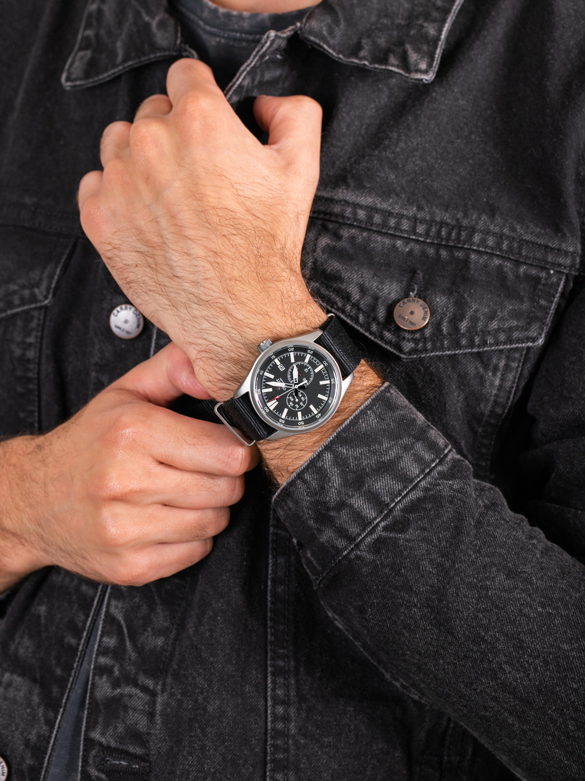 Orient RA-AK0404B10B męski zegarek Sports pasek - miniatura 3