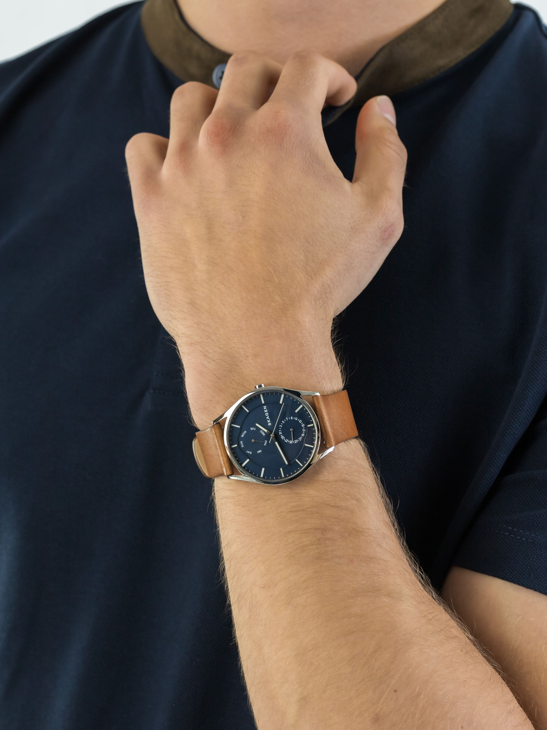 Skagen SKW6449 męski zegarek Holst pasek - miniatura 3