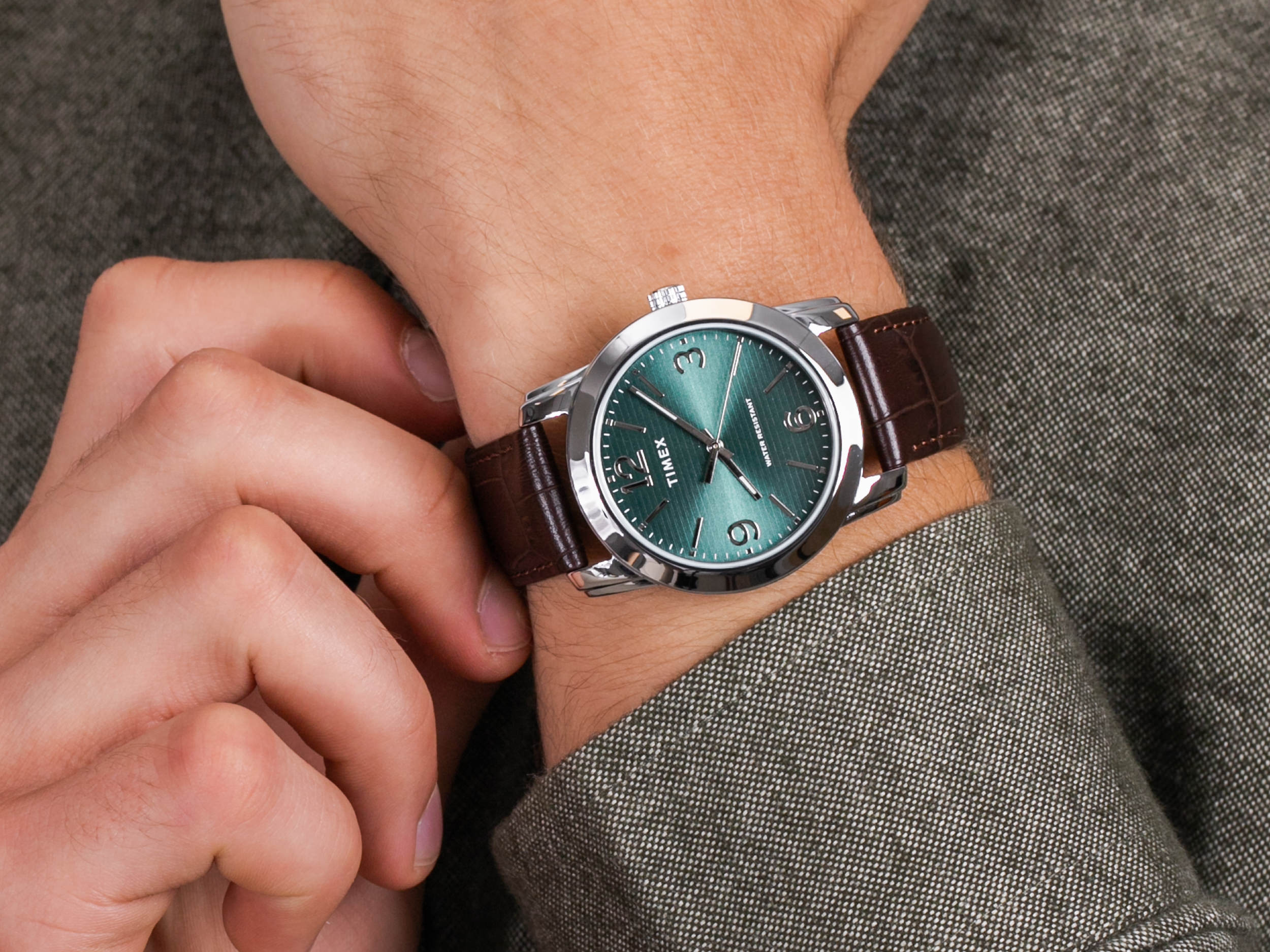 Timex TW2R86900 zegarek klasyczny Allied - miniatura 4