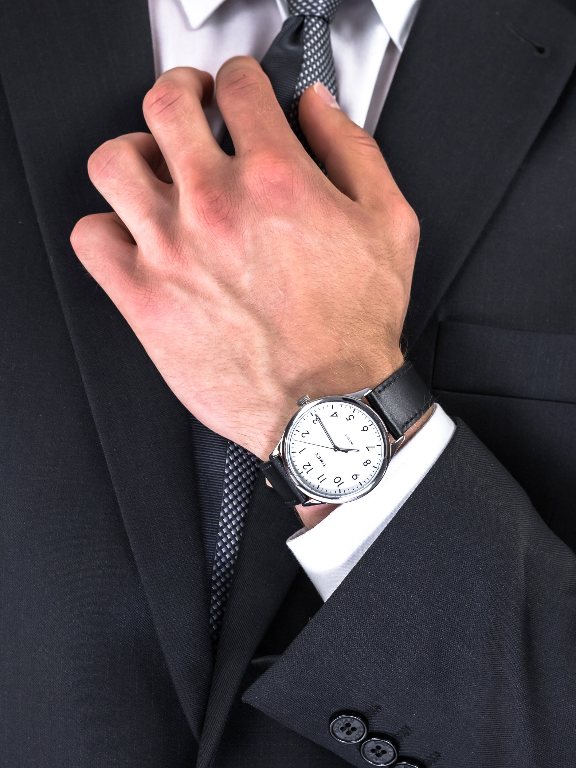 Timex TW2T71800 męski zegarek Easy Reader pasek