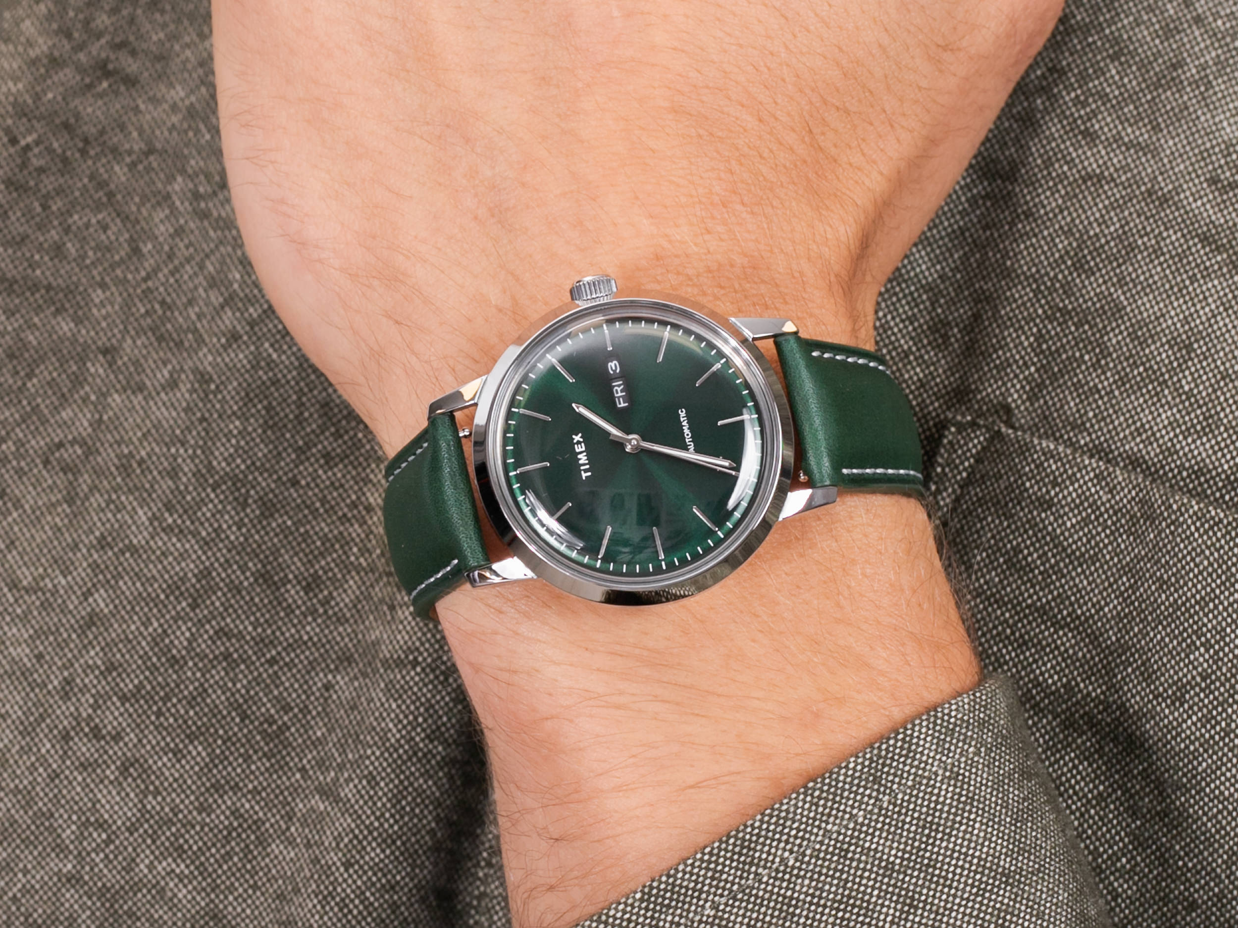 Timex TW2U11900 Marlin Automatic zegarek klasyczny Marlin - miniatura 4