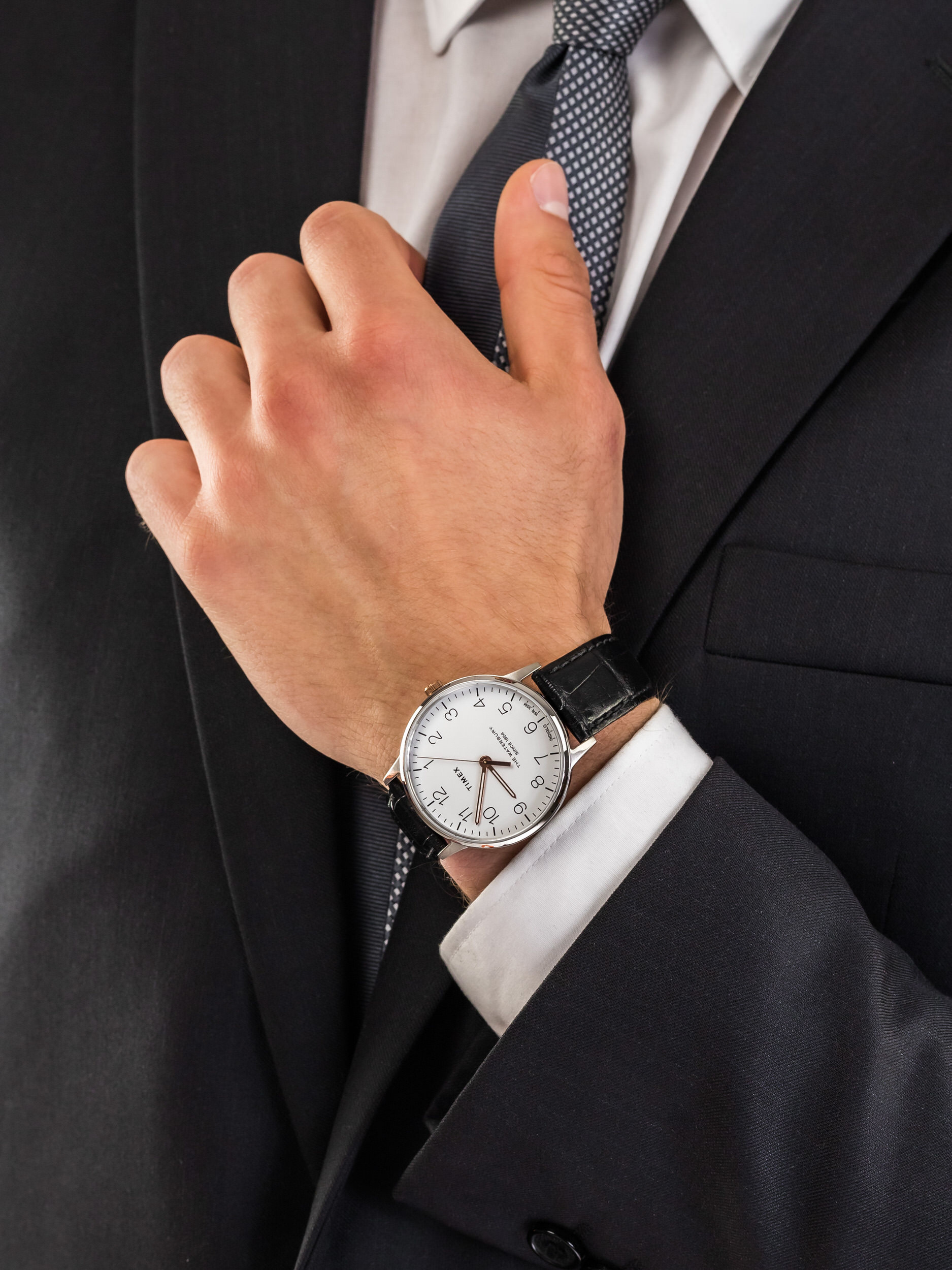 Timex TW2R71300 męski zegarek Waterbury pasek - miniatura 3