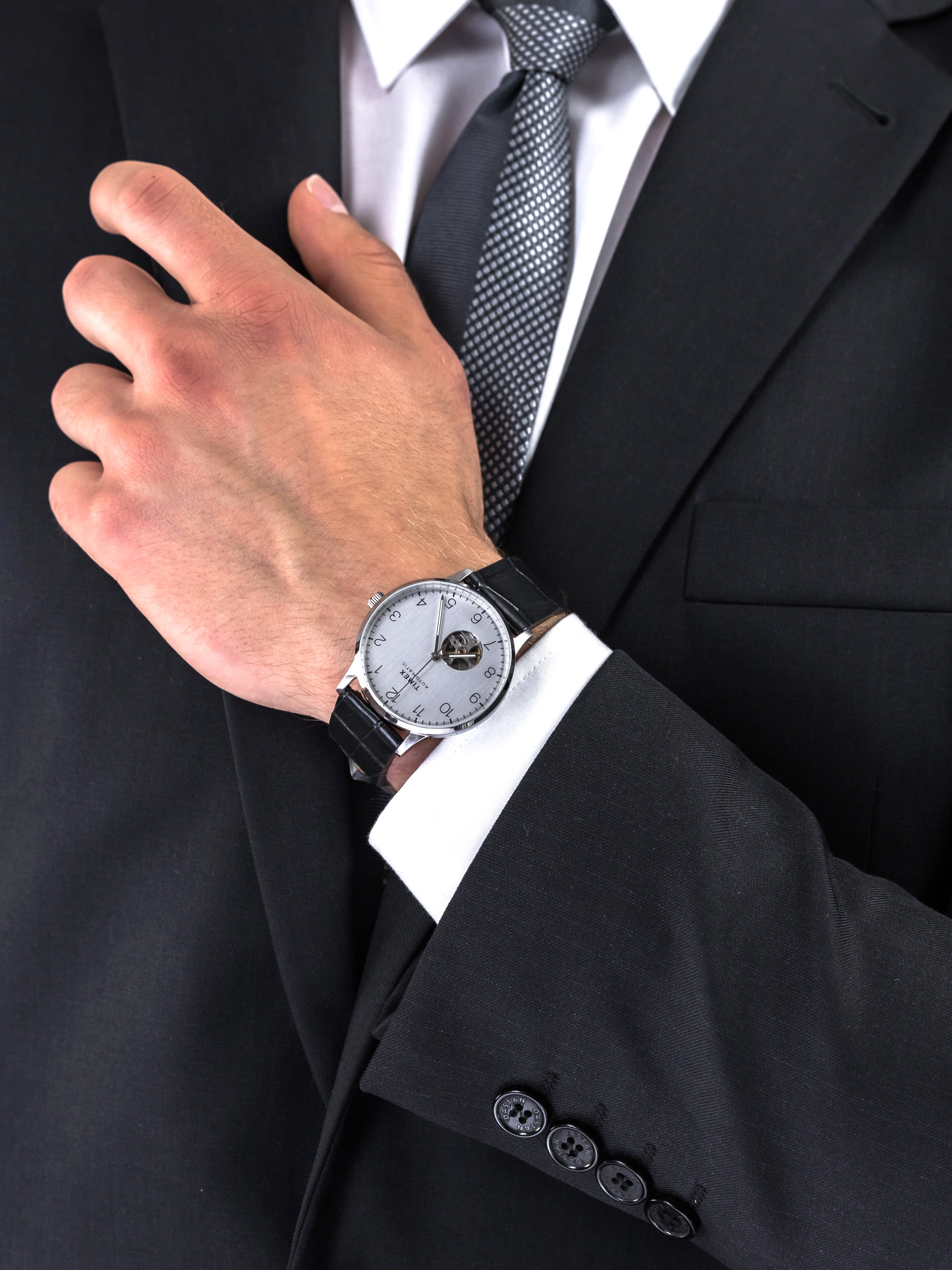 Timex TW2U11500 męski zegarek Waterbury pasek - miniatura 3