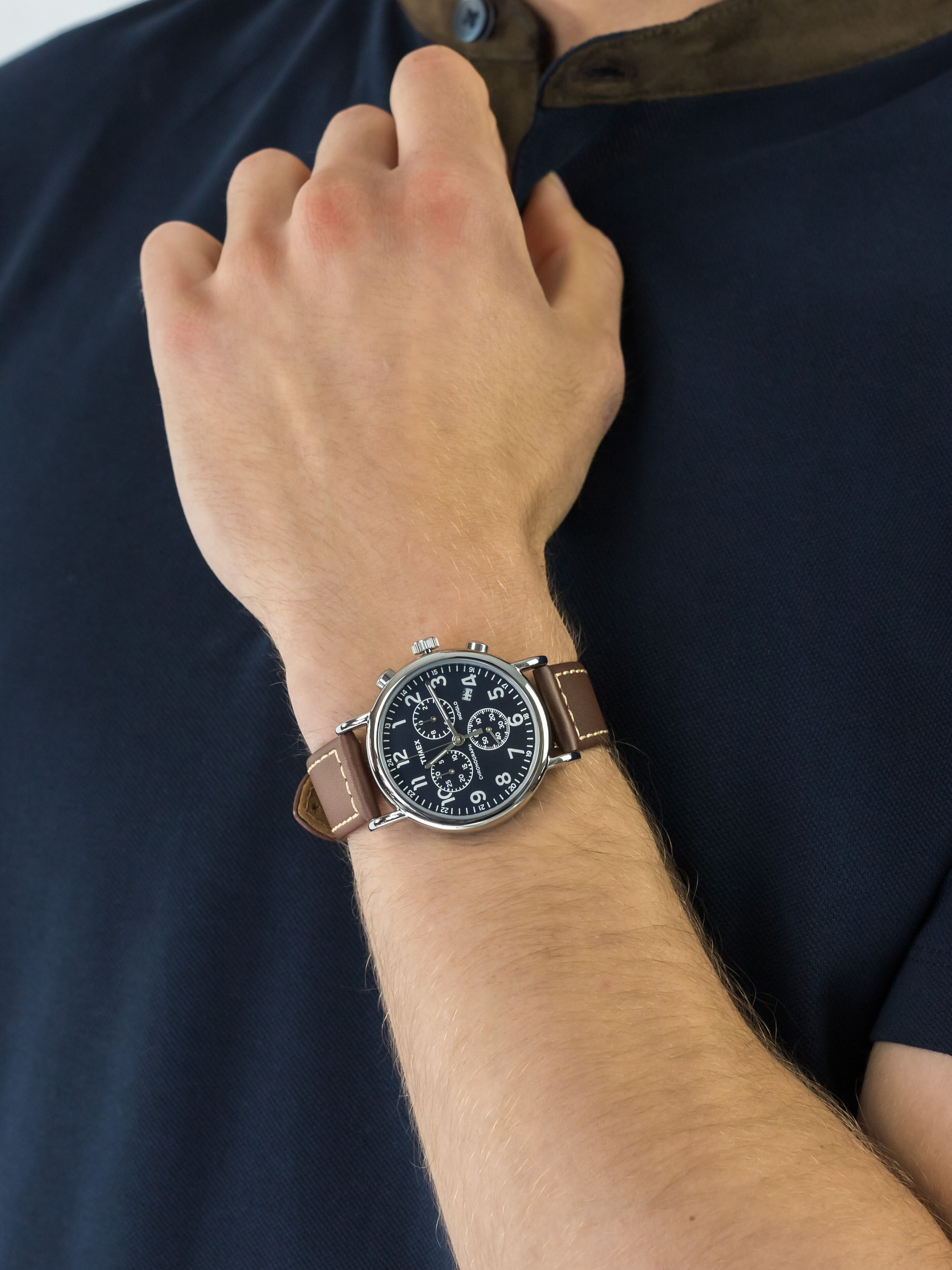 zegarek Timex TW2R42600 Weekender Classic męski z chronograf Weekender - miniatura 3