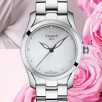 Tissot T112.210.11.036.00 damski zegarek T-Wave bransoleta - miniatura 3