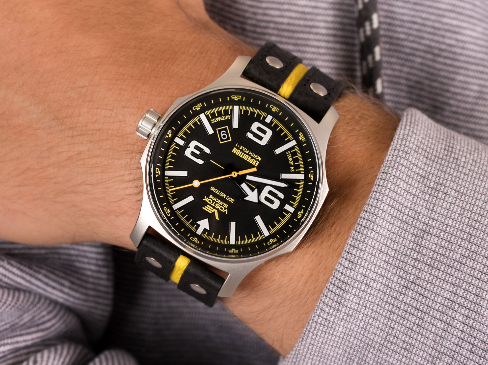 Vostok Europe NH35A-5955196 Expedition Automatic zegarek klasyczny Expedition - miniatura 4