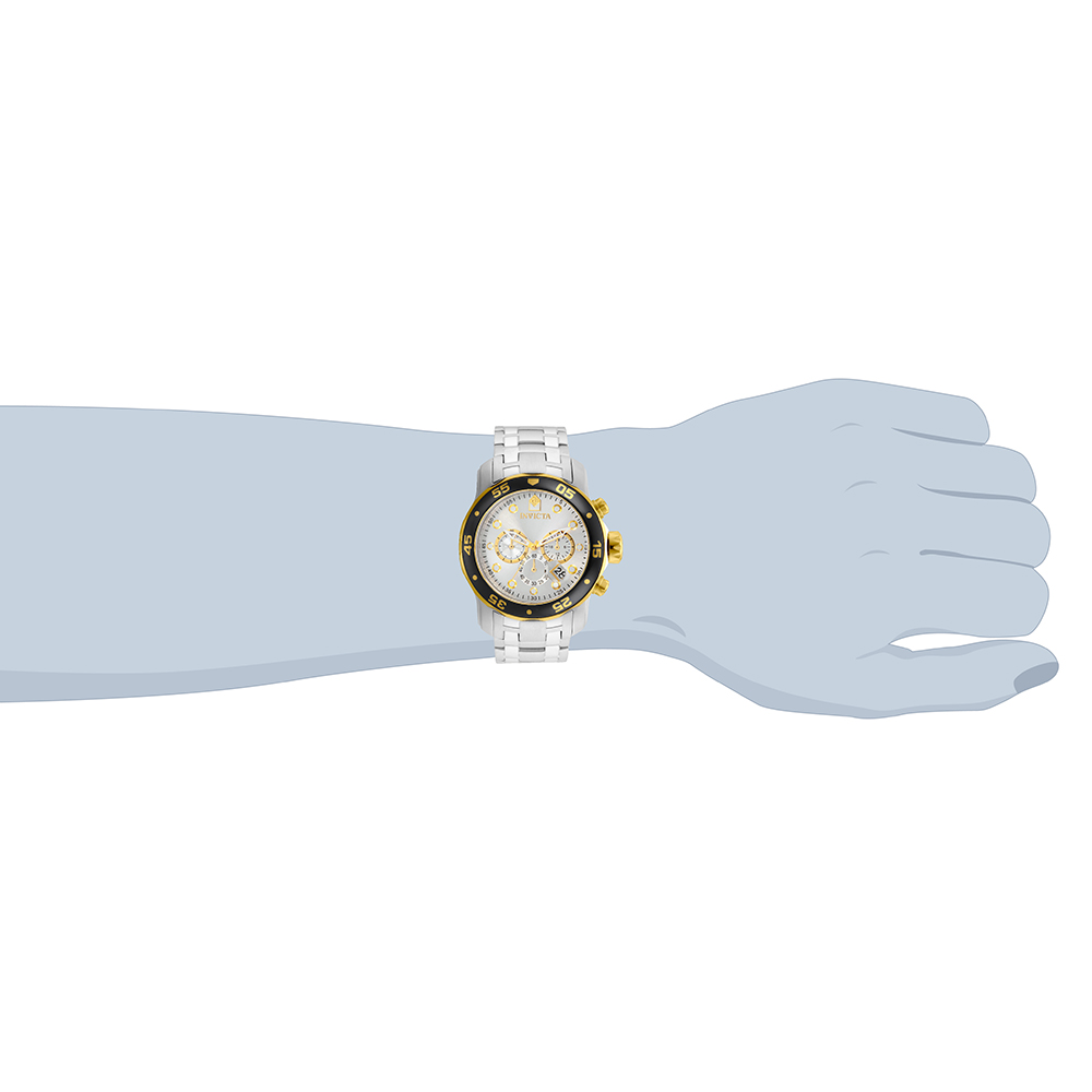 Invicta 80040 zegarek srebrny sportowy Pro Diver bransoleta - miniatura 5