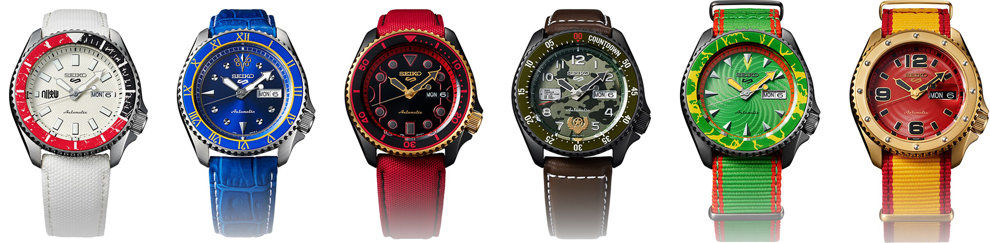 Seiko SRPF20K1 5 Sports Automatic Street Fighter V Limited Edition zegarek sportowy Sports Automat - miniatura 7