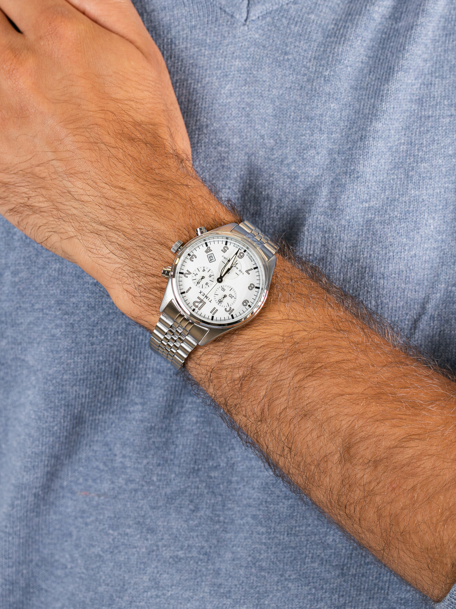 zegarek Timex TW2R88500 The Waterbury męski z chronograf Waterbury - miniatura 3