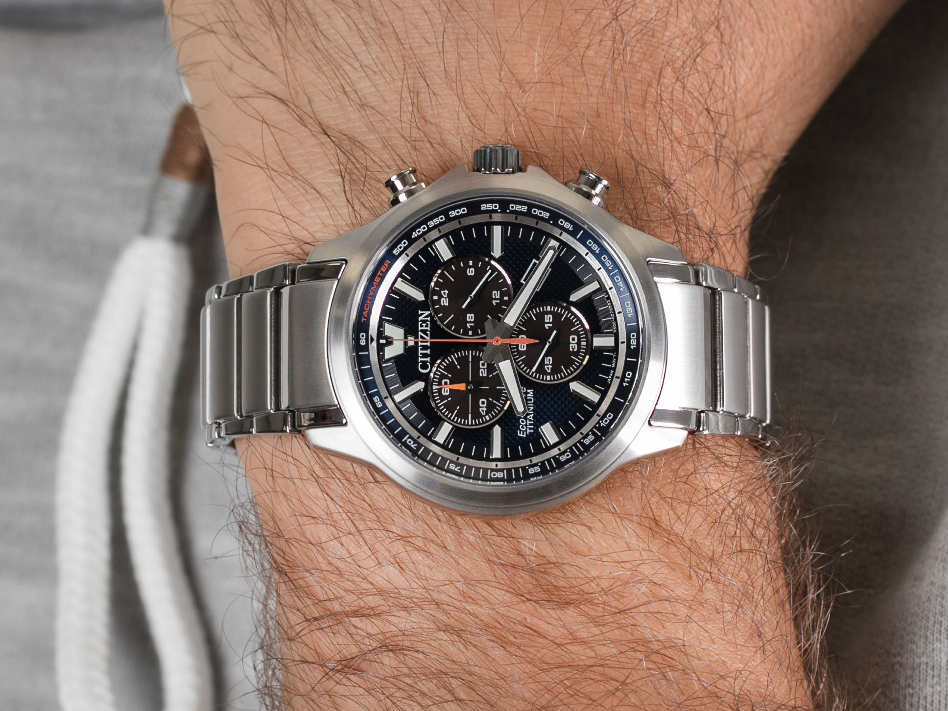 Citizen AT2470-85L zegarek sportowy Titanium - miniatura 4