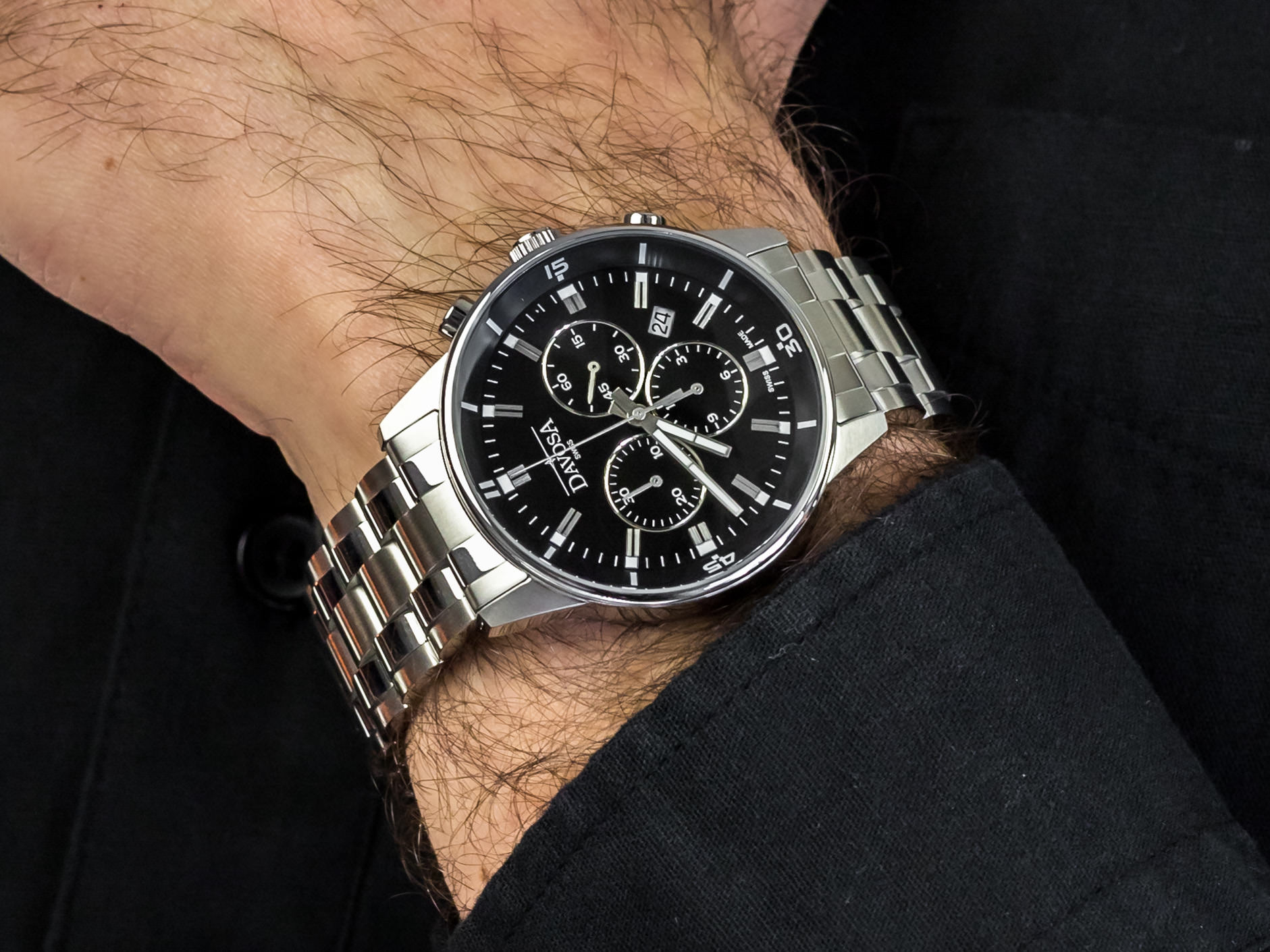 Davosa 163.481.55 VIREO CHRONOGRAPH zegarek sportowy Executive - miniatura 4