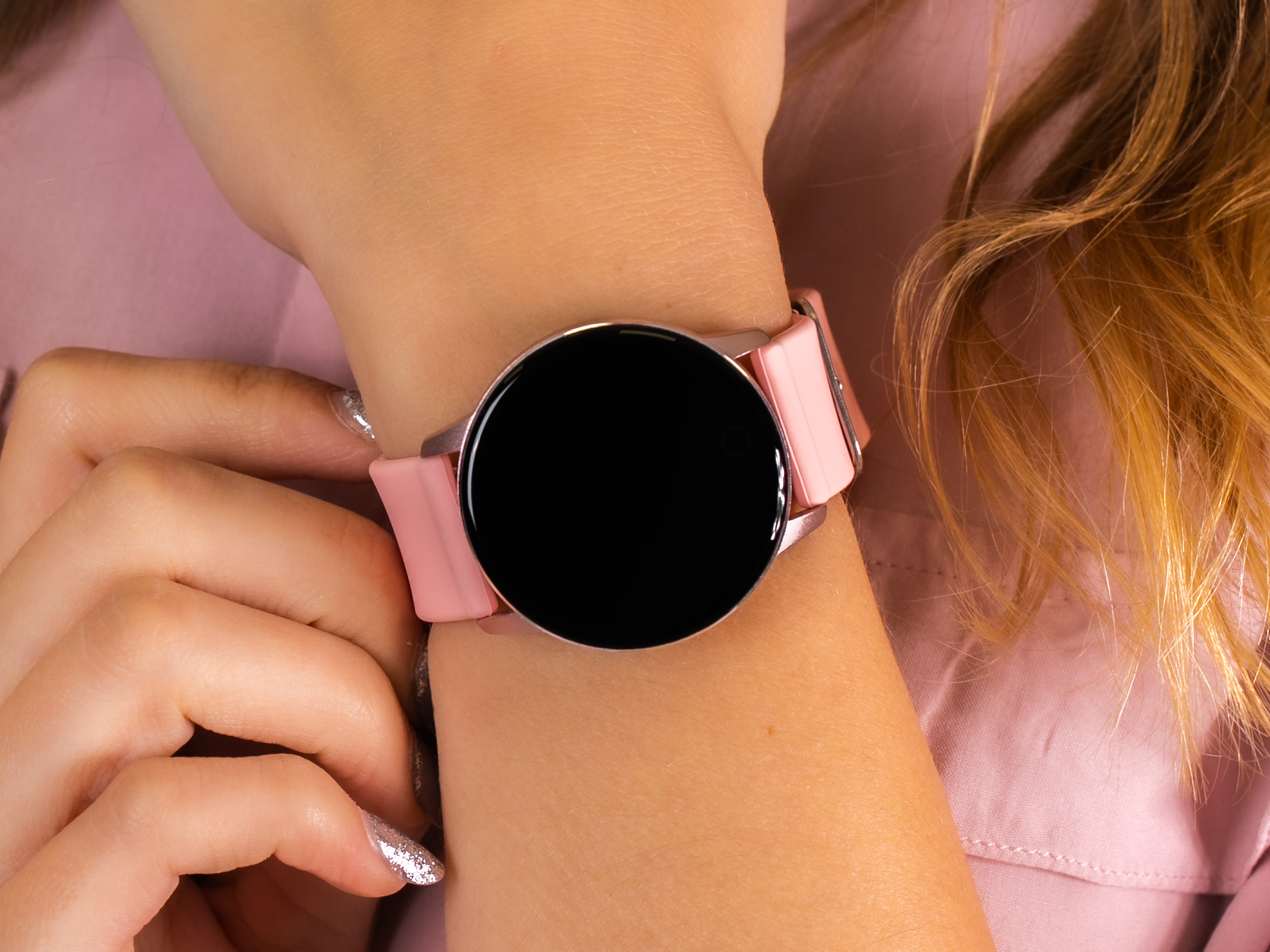 Garett 5903246286335 Smartwatch Garett Lady Bella różowy zegarek sportowy Damskie - miniatura 4