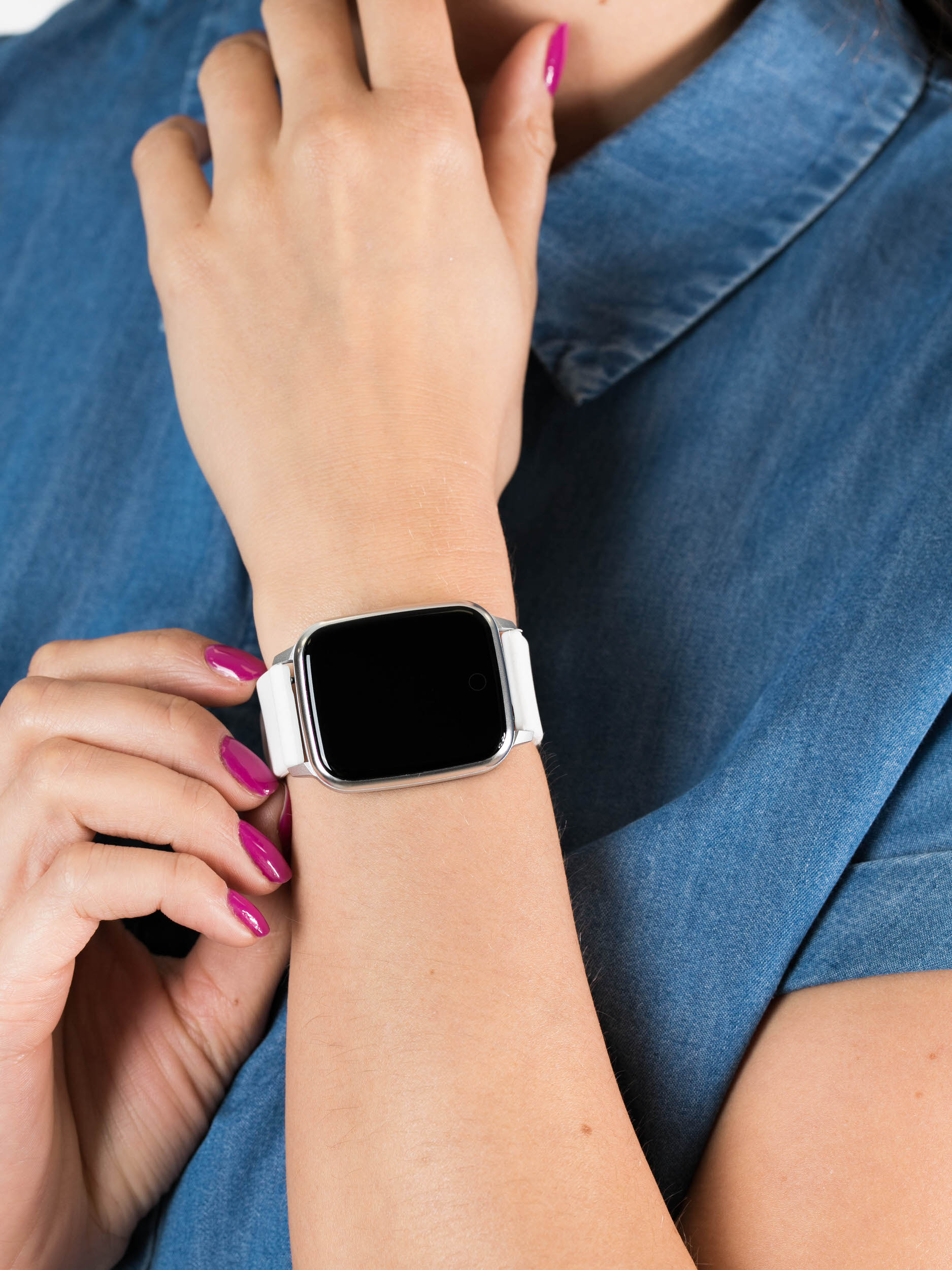 zegarek Garett 5903246286403 Smartwatch Garett Lady Viki biały damski z krokomierz Damskie - miniatura 3