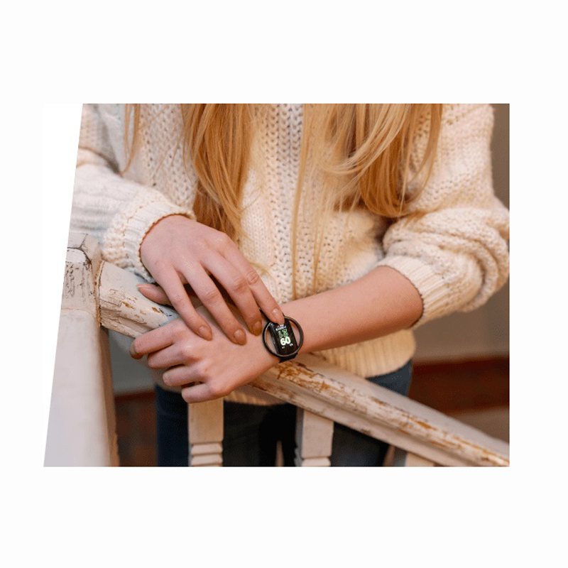 Garett 5903246287202 Smartwatch Garett Women Nicole RT czarny stalowy Damskie sportowy zegarek czarny
