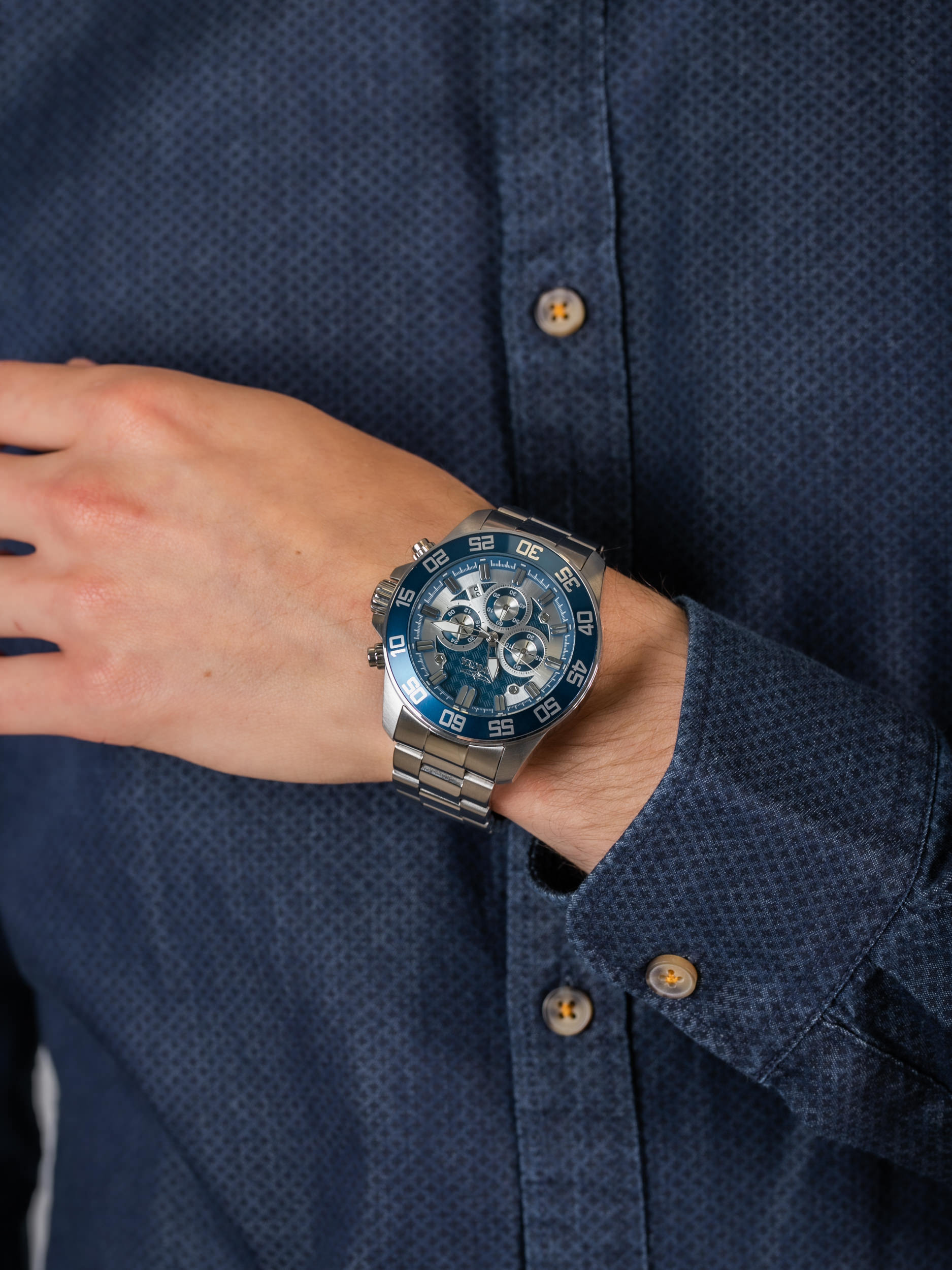 zegarek Invicta 24719 Pro Diver męski z chronograf Pro Diver - miniatura 3