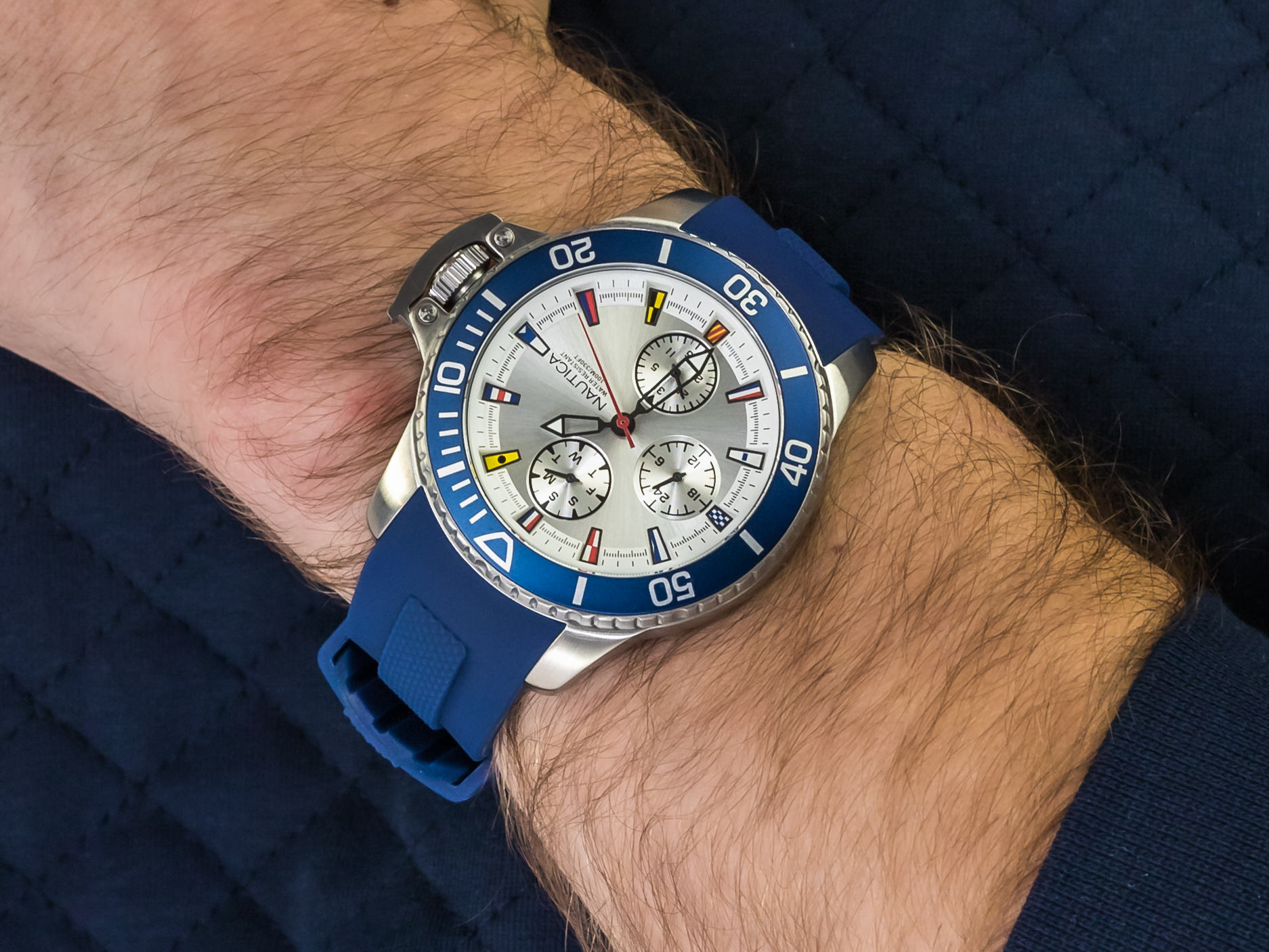 Nautica NAPBYS002 zegarek sportowy Pasek - miniatura 4