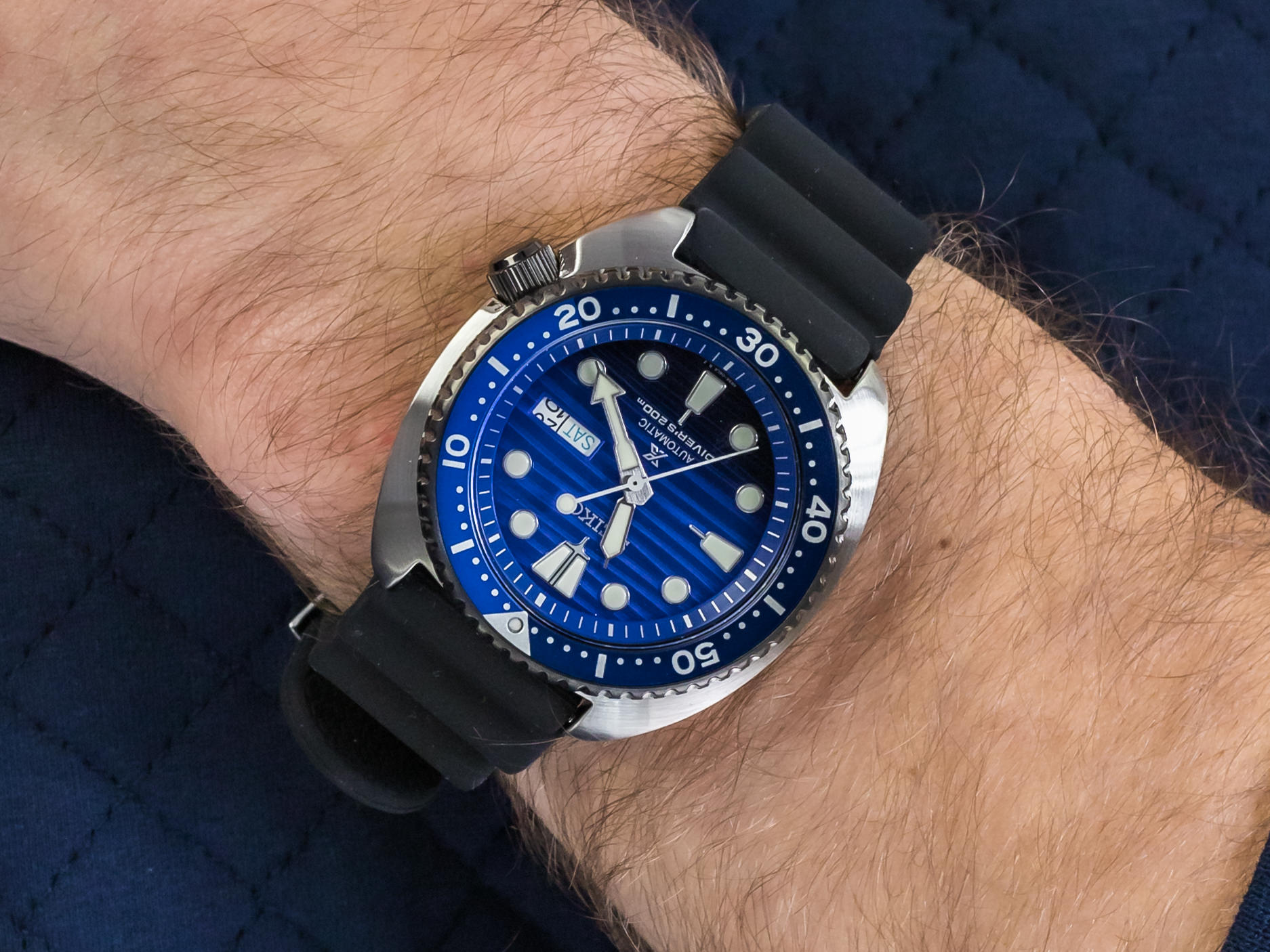 Seiko SRPC91K1 Prospex Turtle Save The Ocean Diver Automatic Special Edition zegarek sportowy Prospex