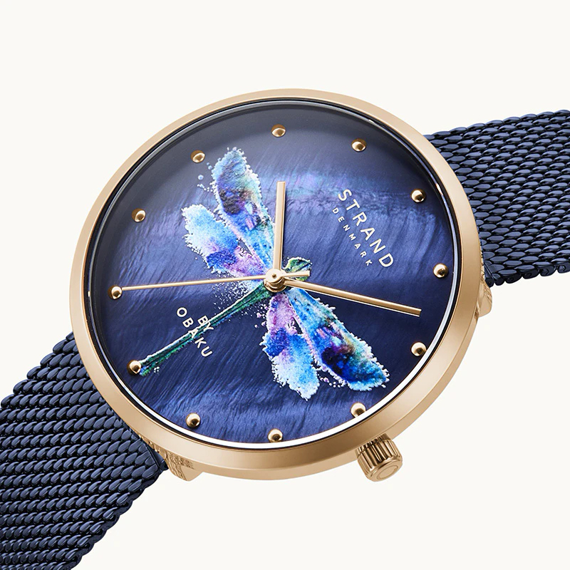 zegarek Strand S700LXVLML-DD różowe złoto Dragonfly - miniatura 5